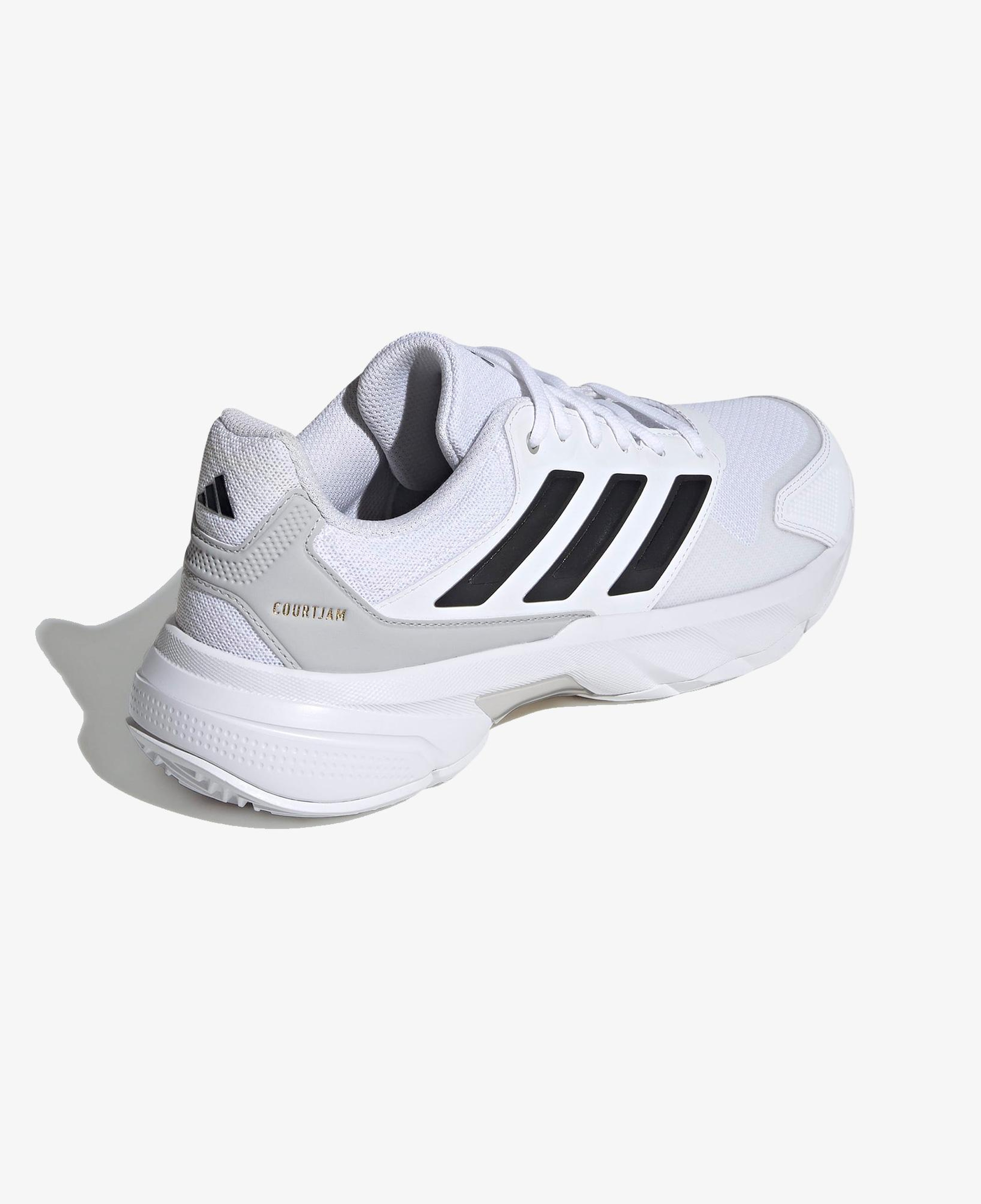 adidas Courtjam Control 3 Erkek Beyaz Tenis Ayakkabısı