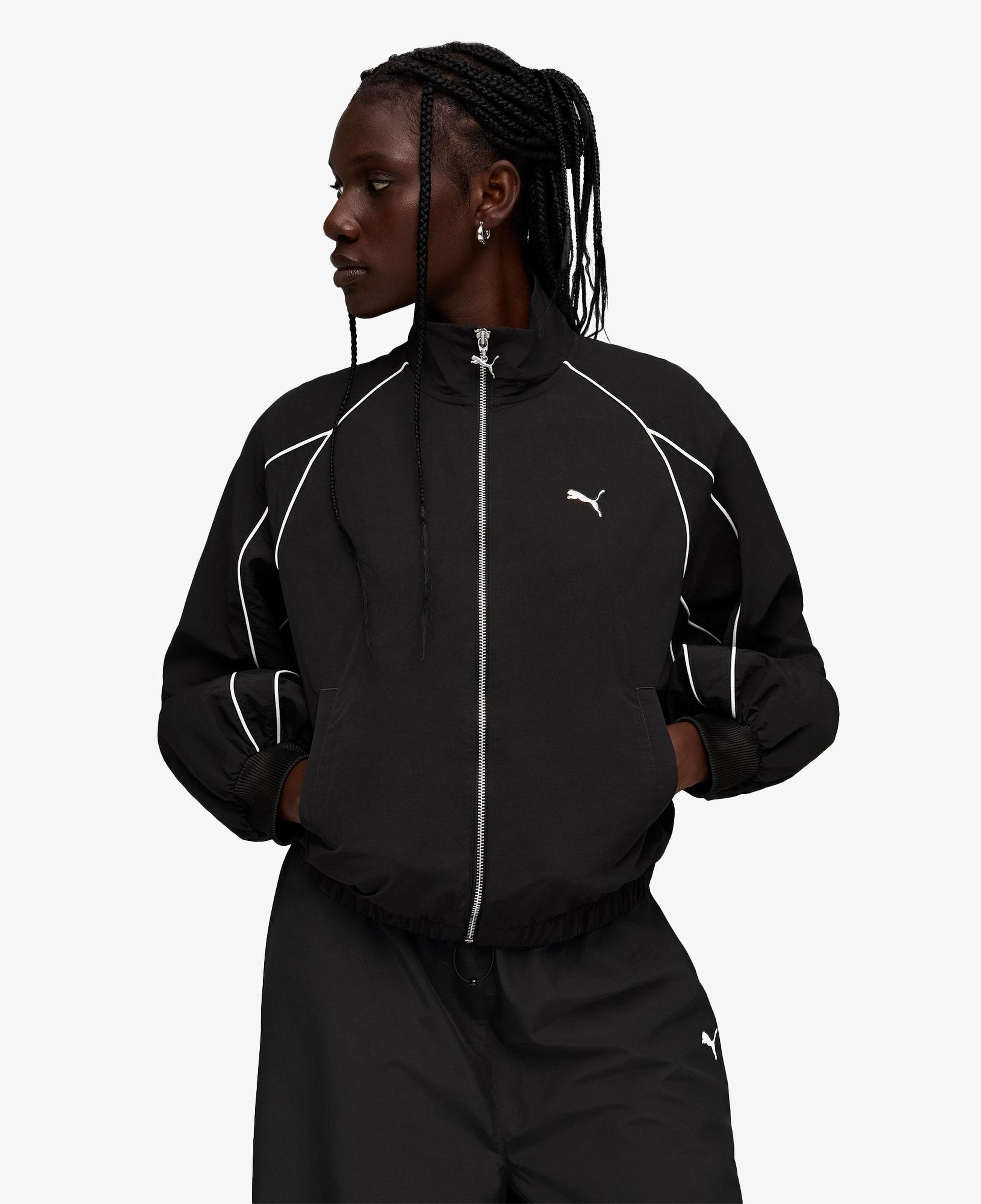 Puma T7 Balloon Sleeve Kadın Siyah Ceket