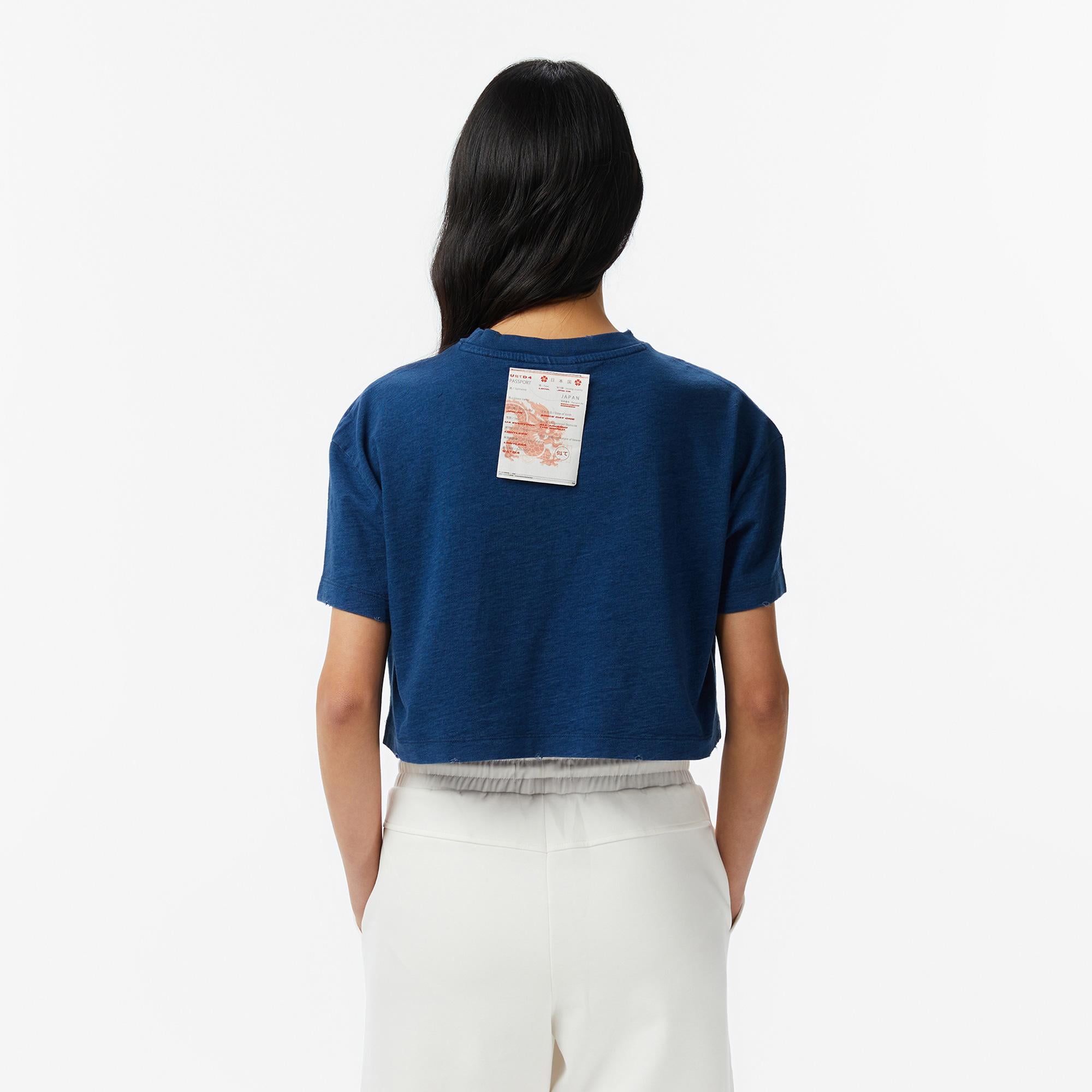 UNITED4 Regular Fit Kadın Lacivert T-Shirt