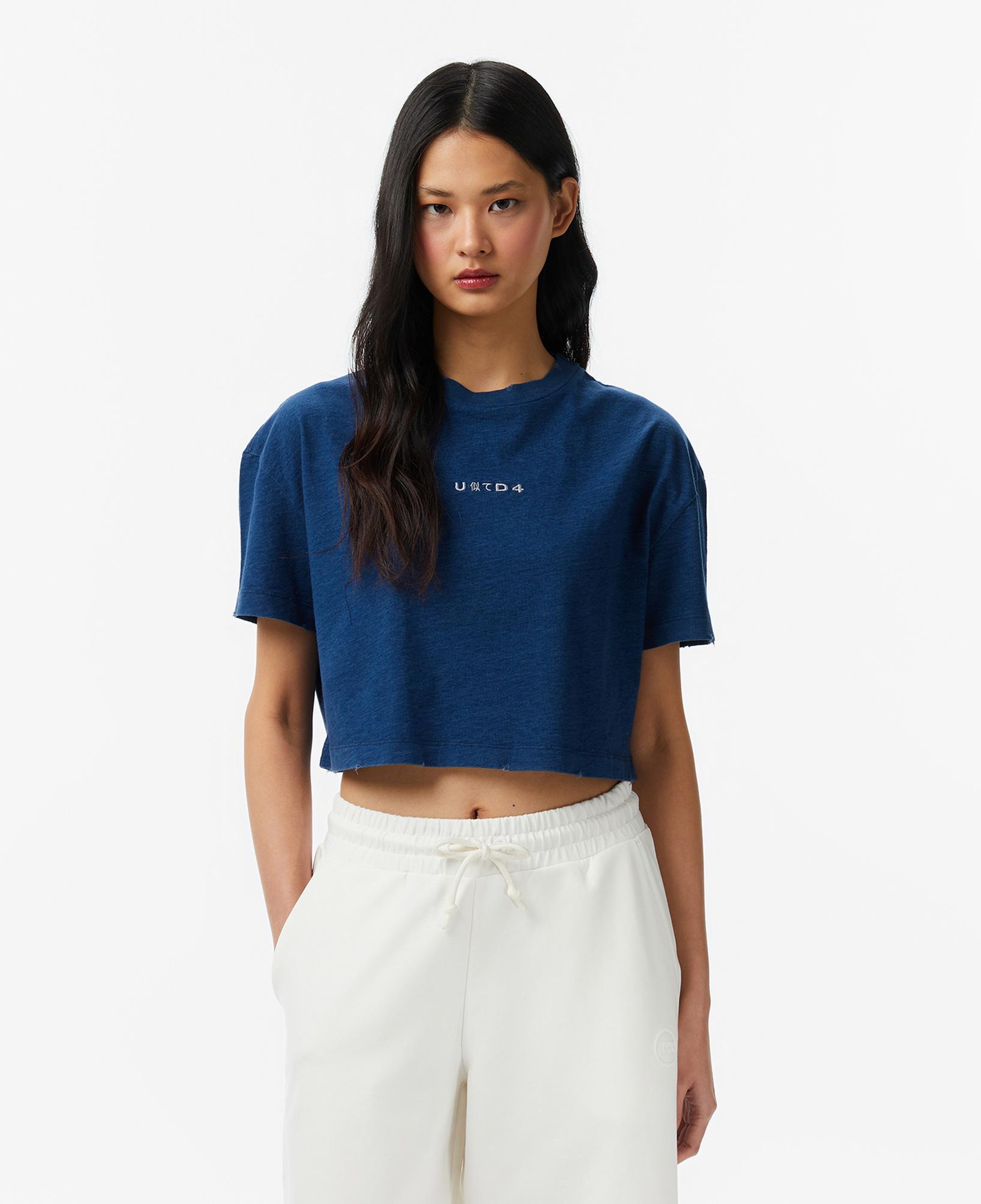 UNITED4 Regular Fit Kadın Lacivert T-Shirt