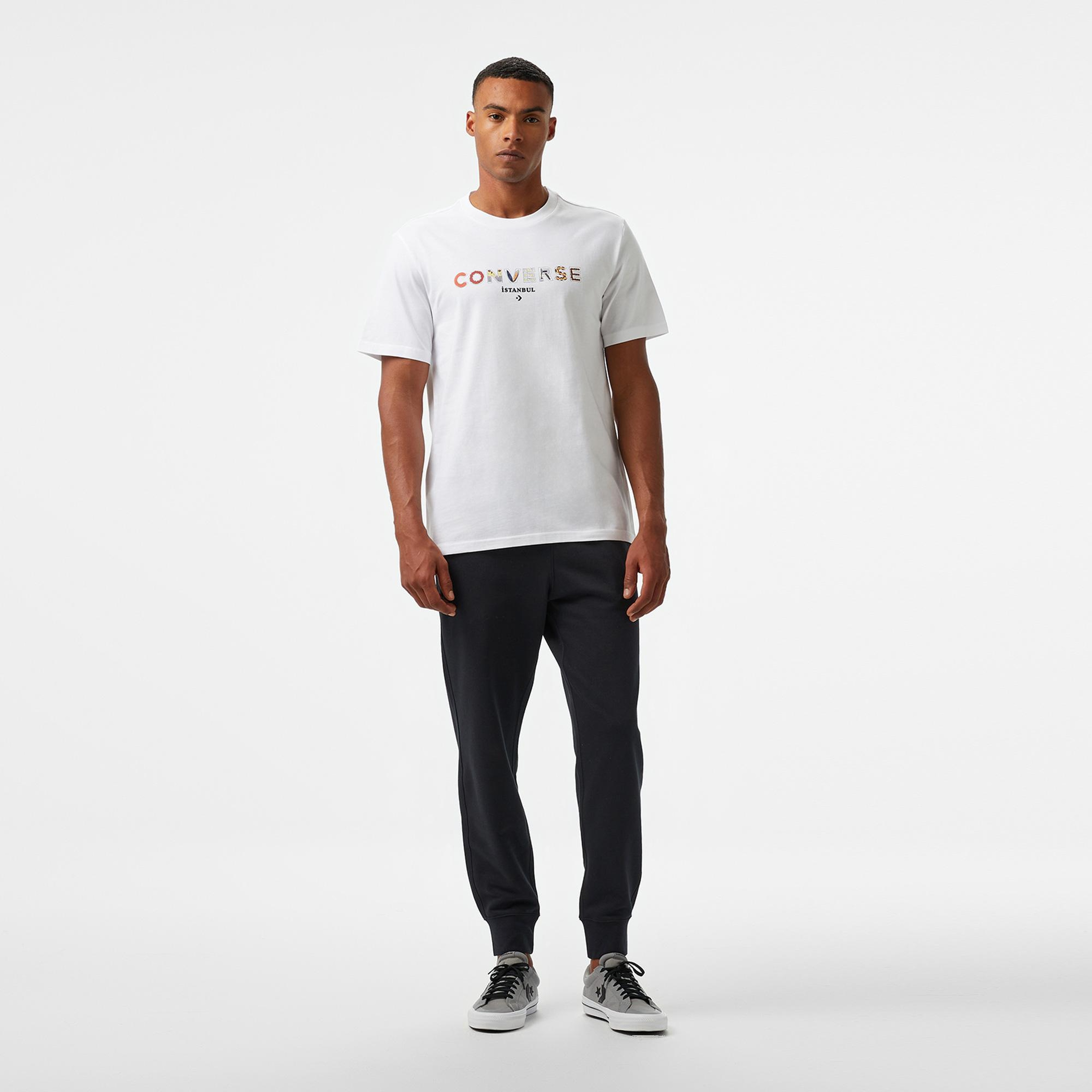 Converse Classic Unisex Beyaz Tişört