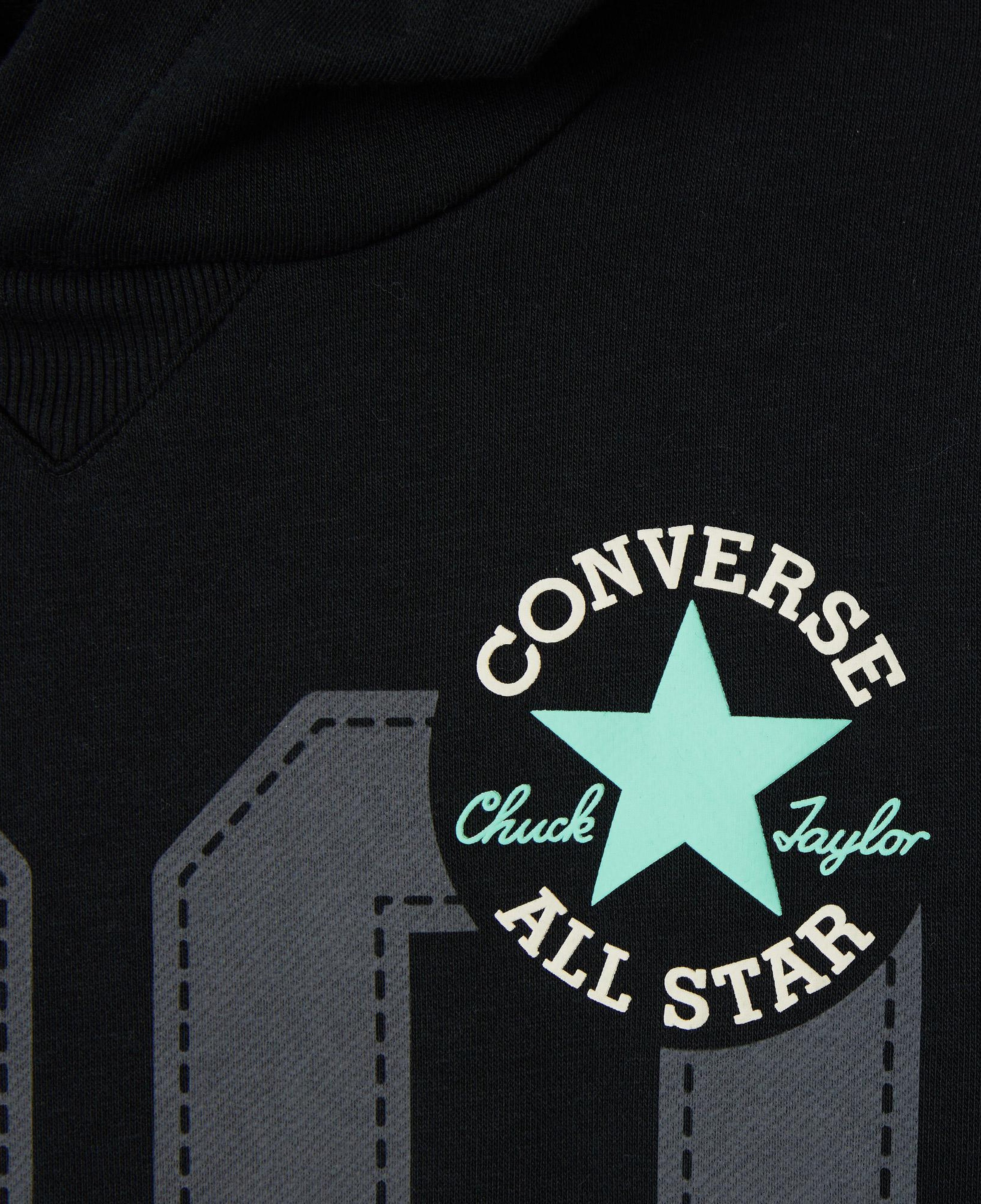 Converse Retro Remix Çocuk Siyah Sweatshirt