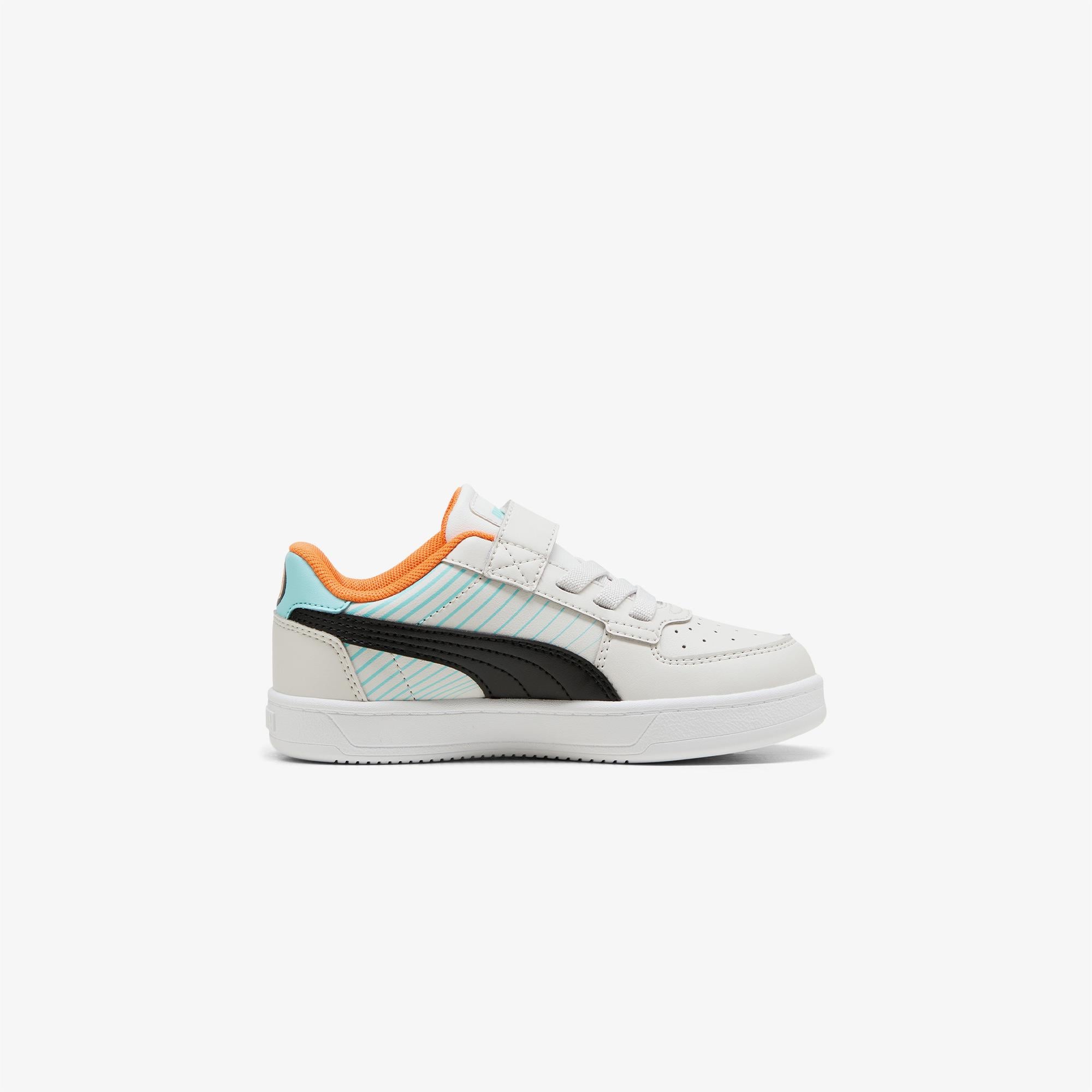 Puma Caven 2.0 Poised 2 race AC+ Çocuk Beyaz Spor Ayakkabı