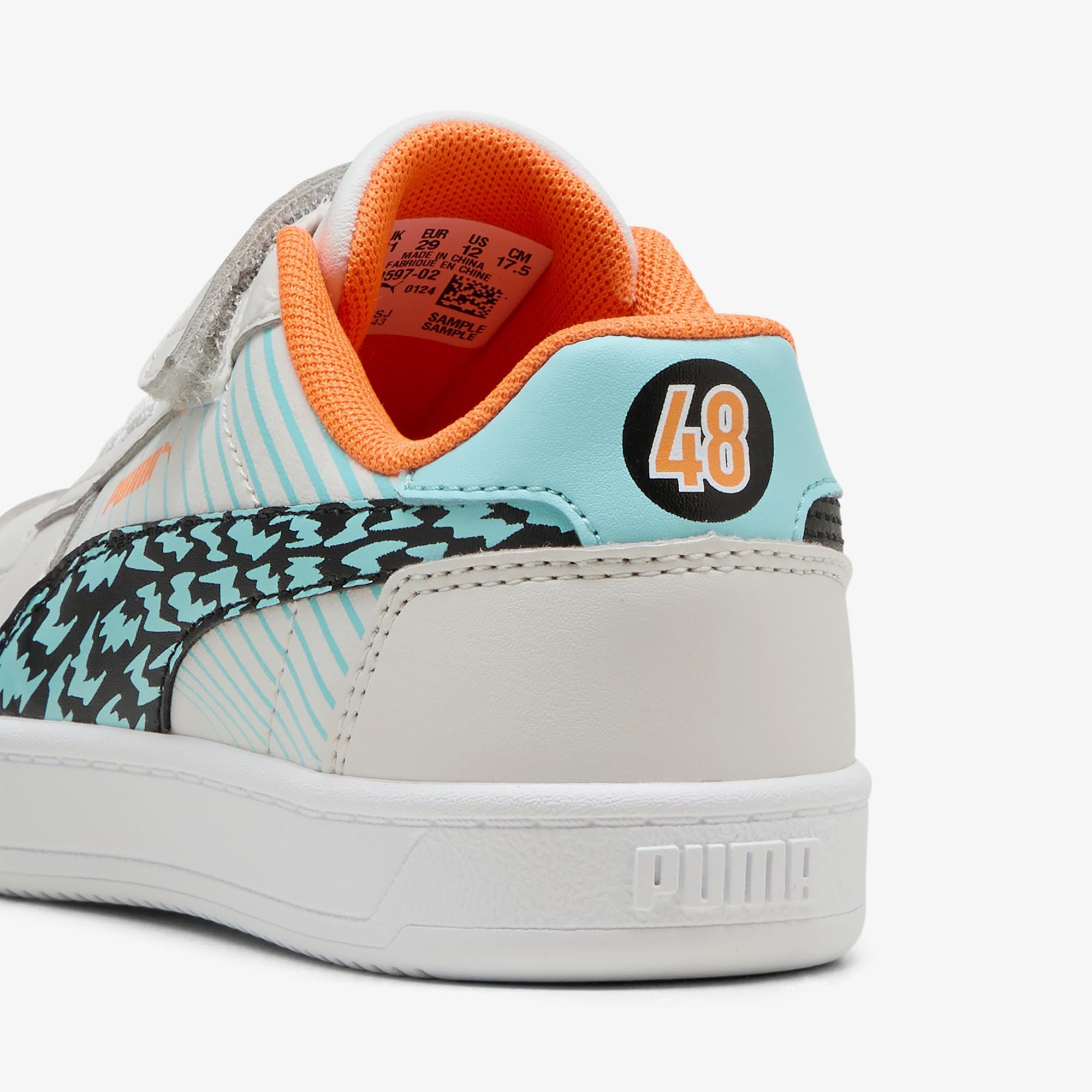 Puma Caven 2.0 Poised 2 race AC+ Çocuk Beyaz Spor Ayakkabı