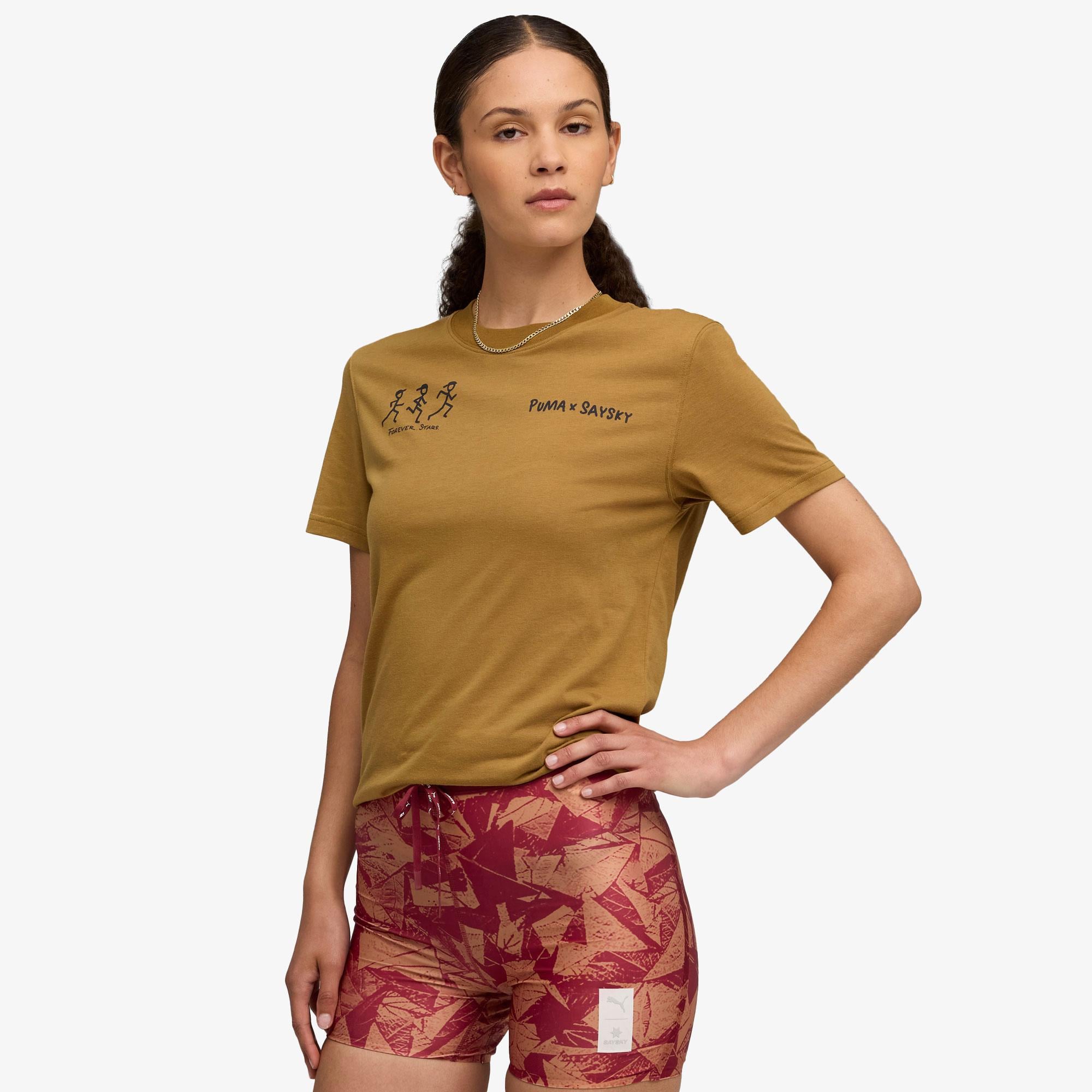 Puma SS Unisex Sarı T-Shirt
