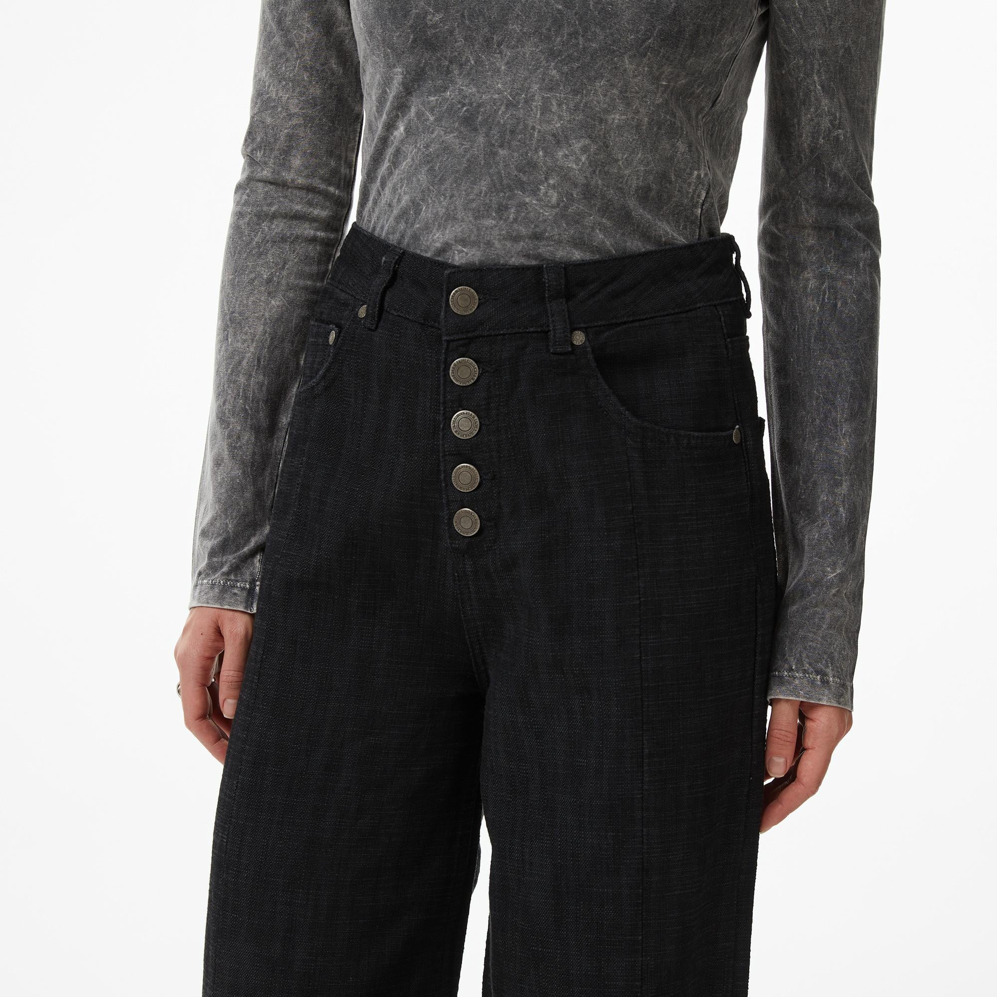 Les Benjamins Regular Fit Kadın Siyah Pantolon