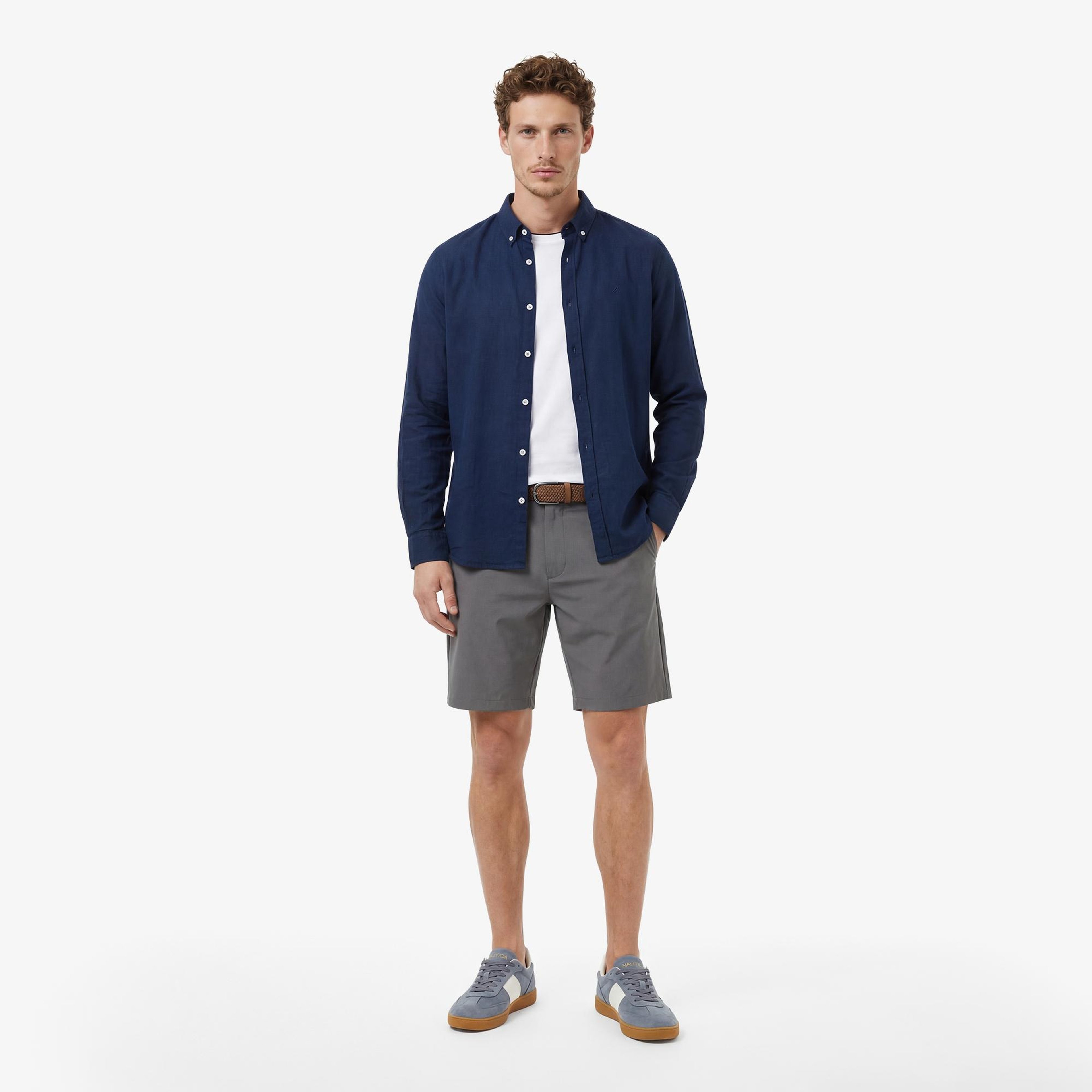 Nautica Erkek Gri Regular Fit Şort