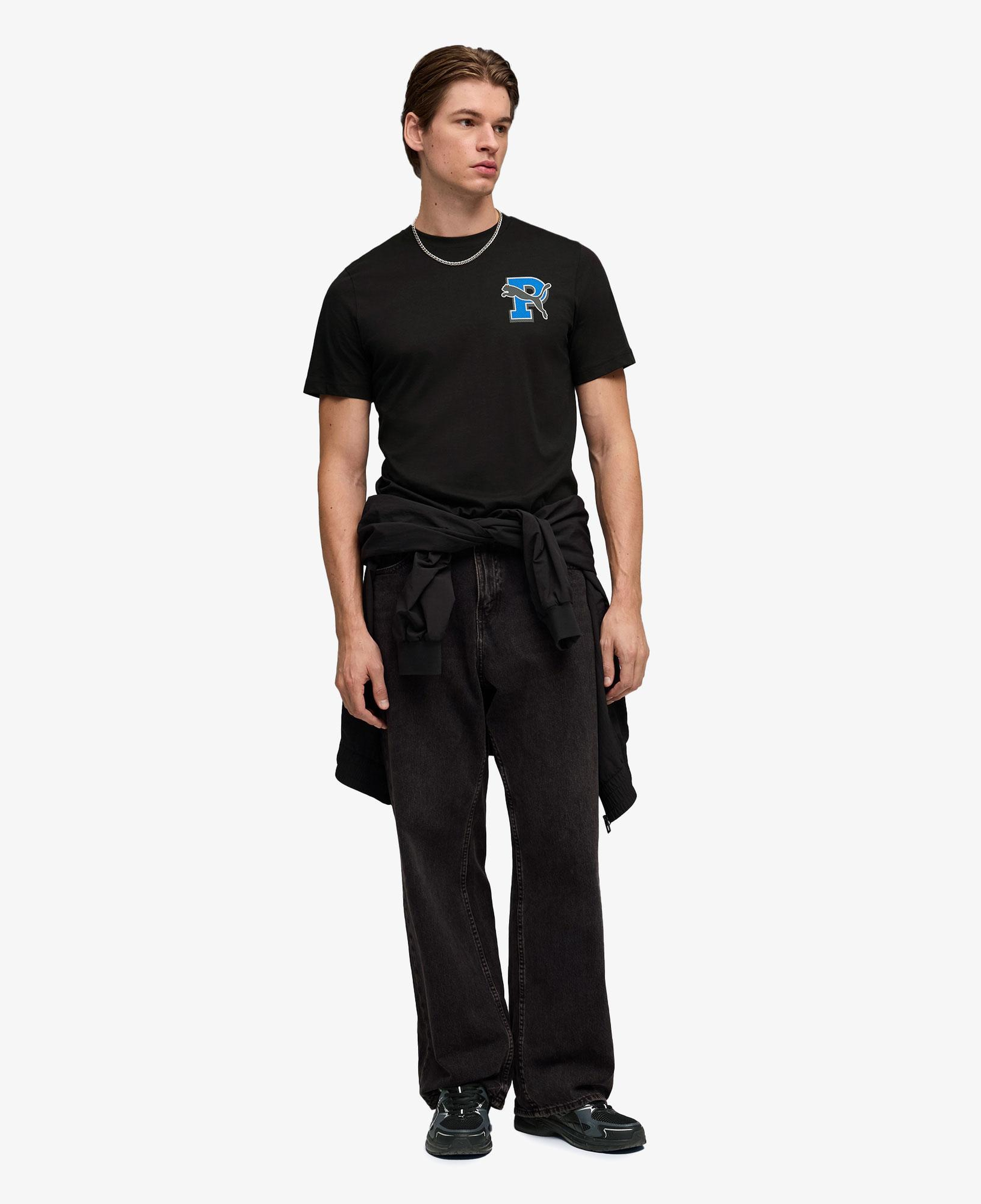 Puma Graphic  Erkek Siyah T-Shirt