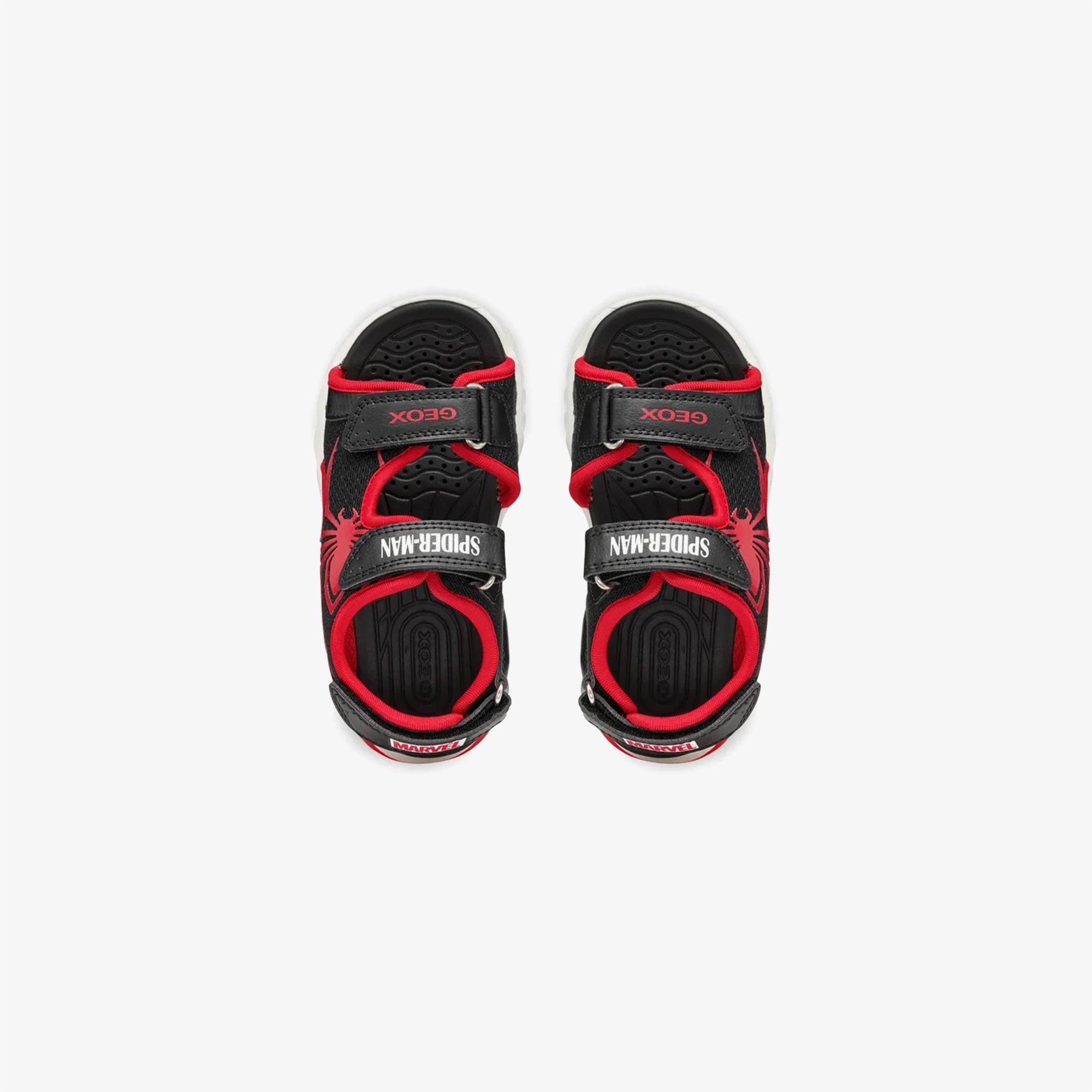 Geox Ciberdron Spiderman Bebek Siyah Sandalet
