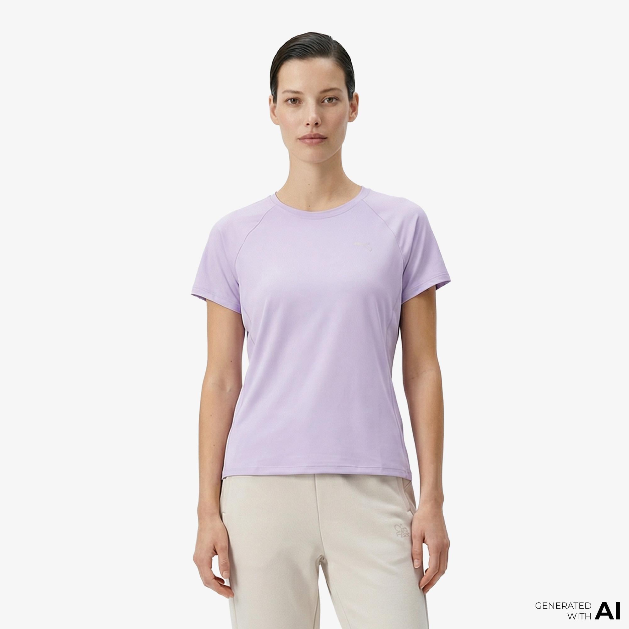 Anta Advanced Running Kadın Mor T-Shirt