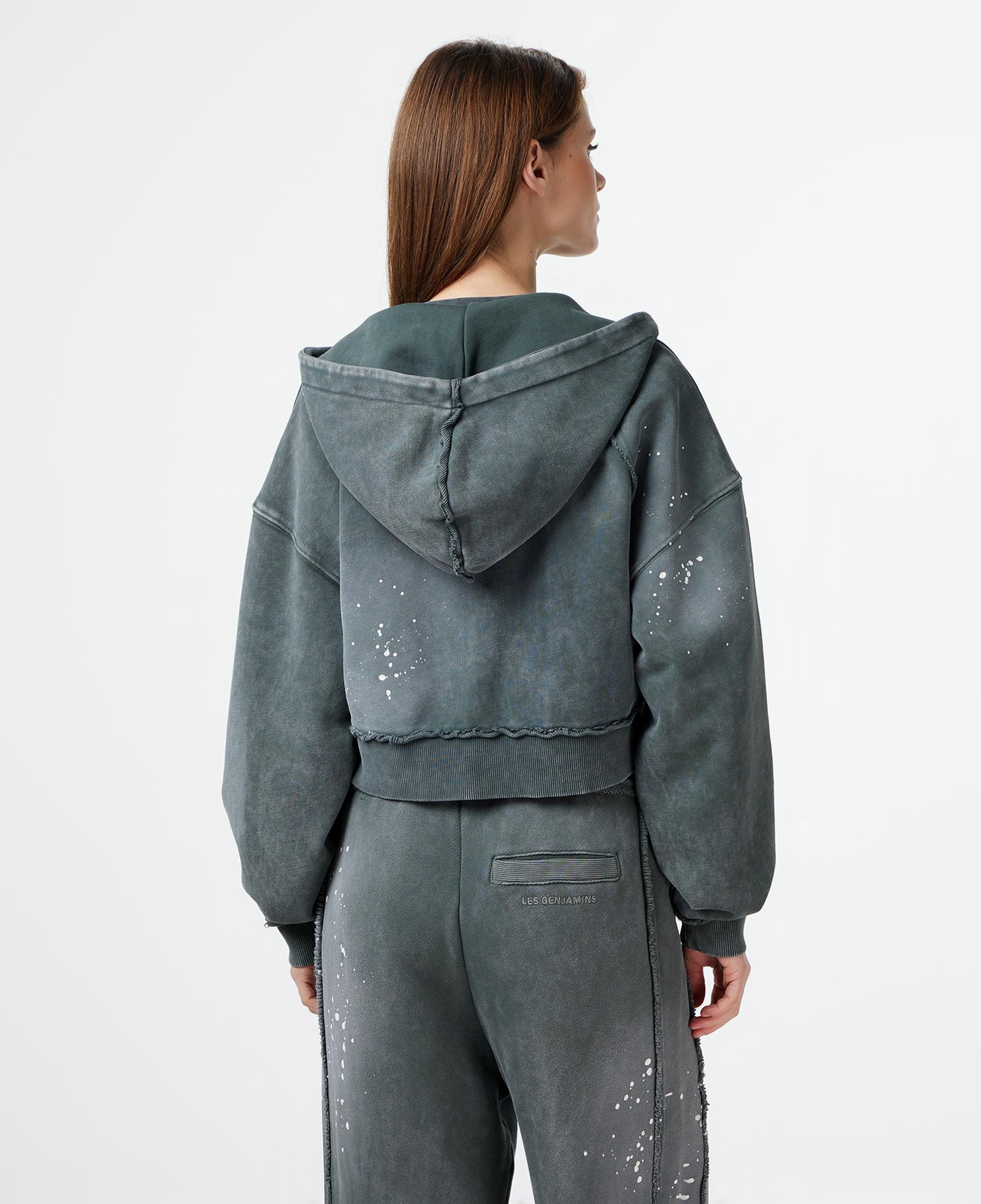 Les Benjamins Regular Fit Kadın Gri Sweatshirt