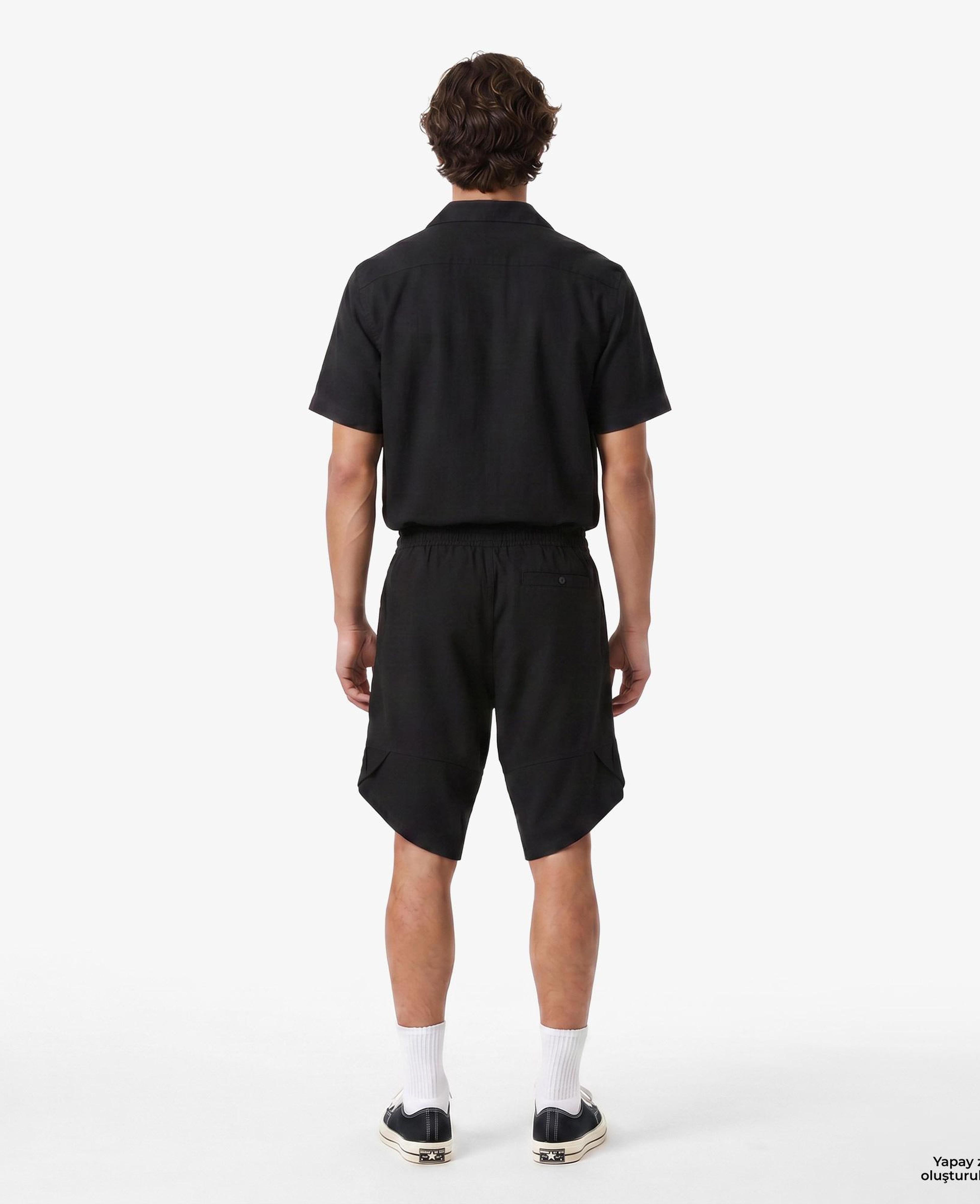 UNITED4 Regular Fit Erkek Siyah Şort