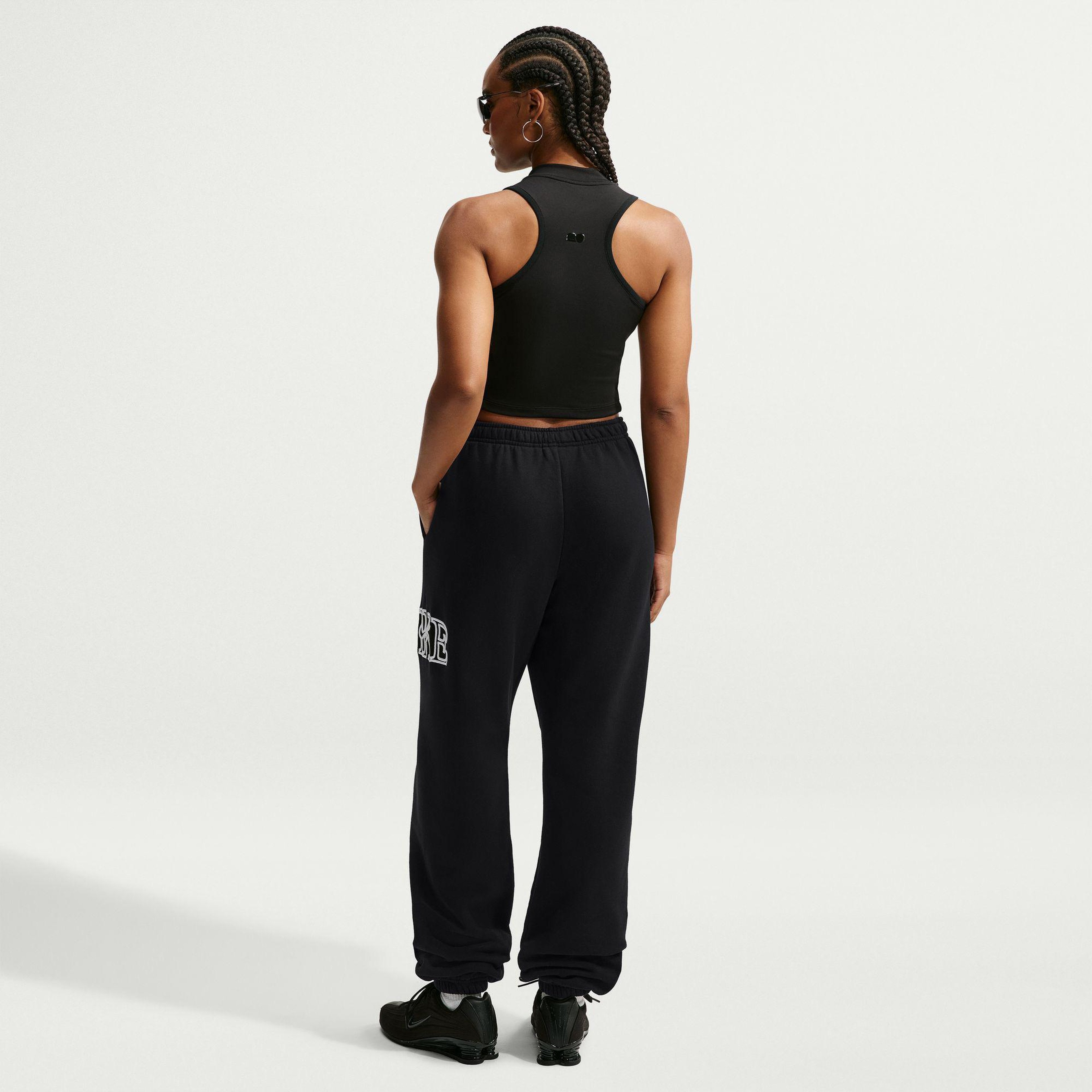 Nike Studio Fleece Kadın Beyaz Eşofman Altı