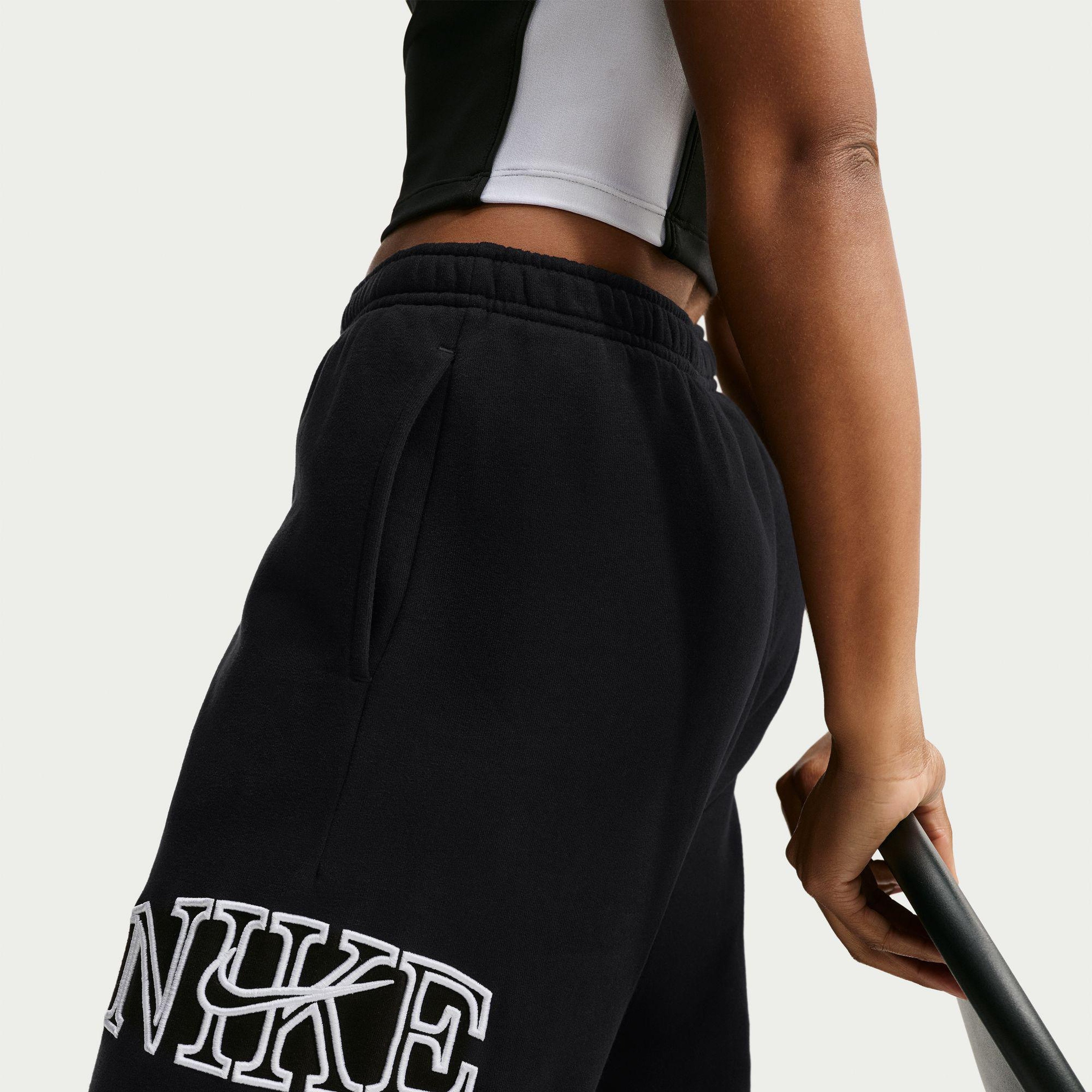 Nike Studio Fleece Kadın Beyaz Eşofman Altı