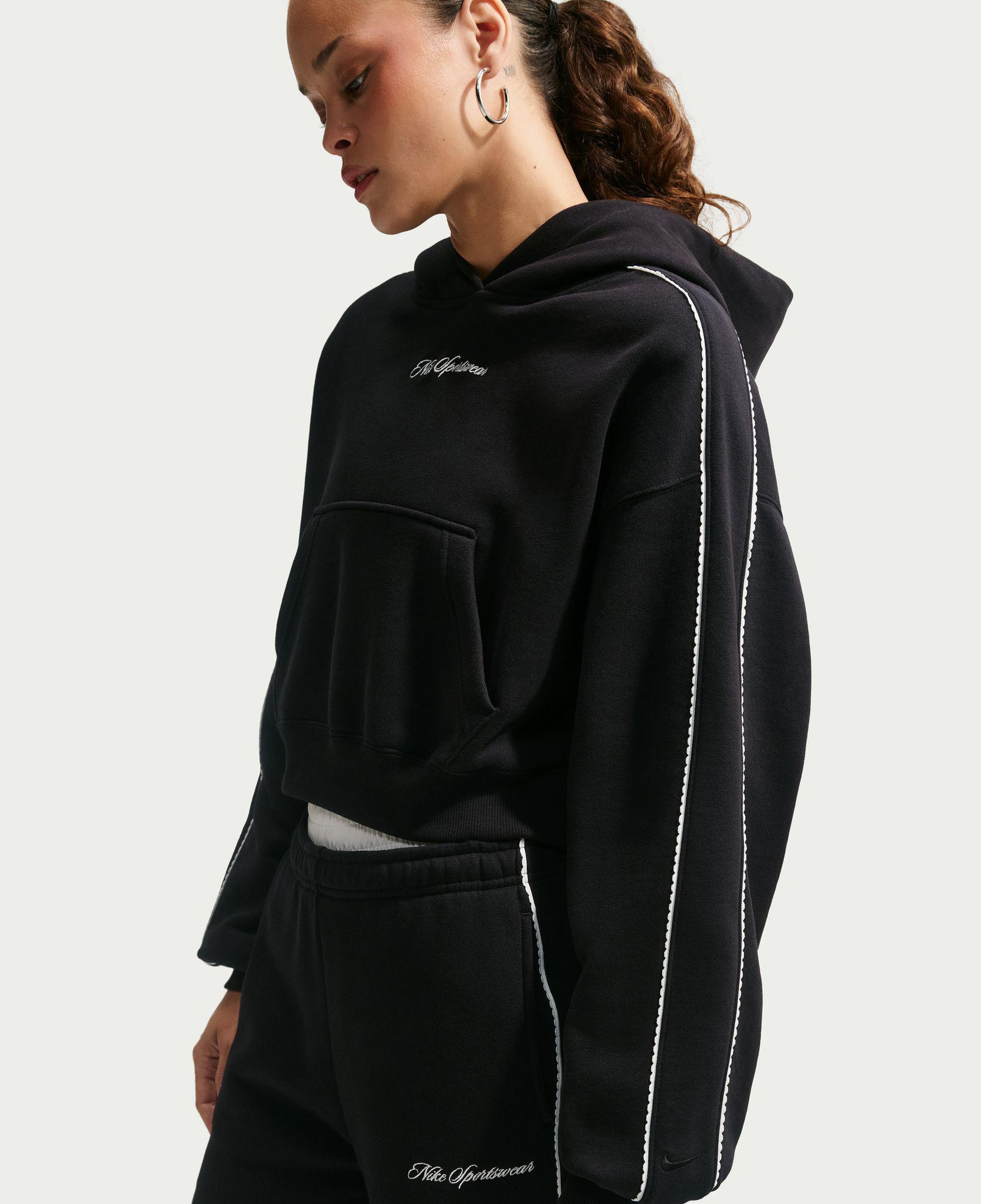 Nike Studio Fleece Kadın Siyah Hoodie