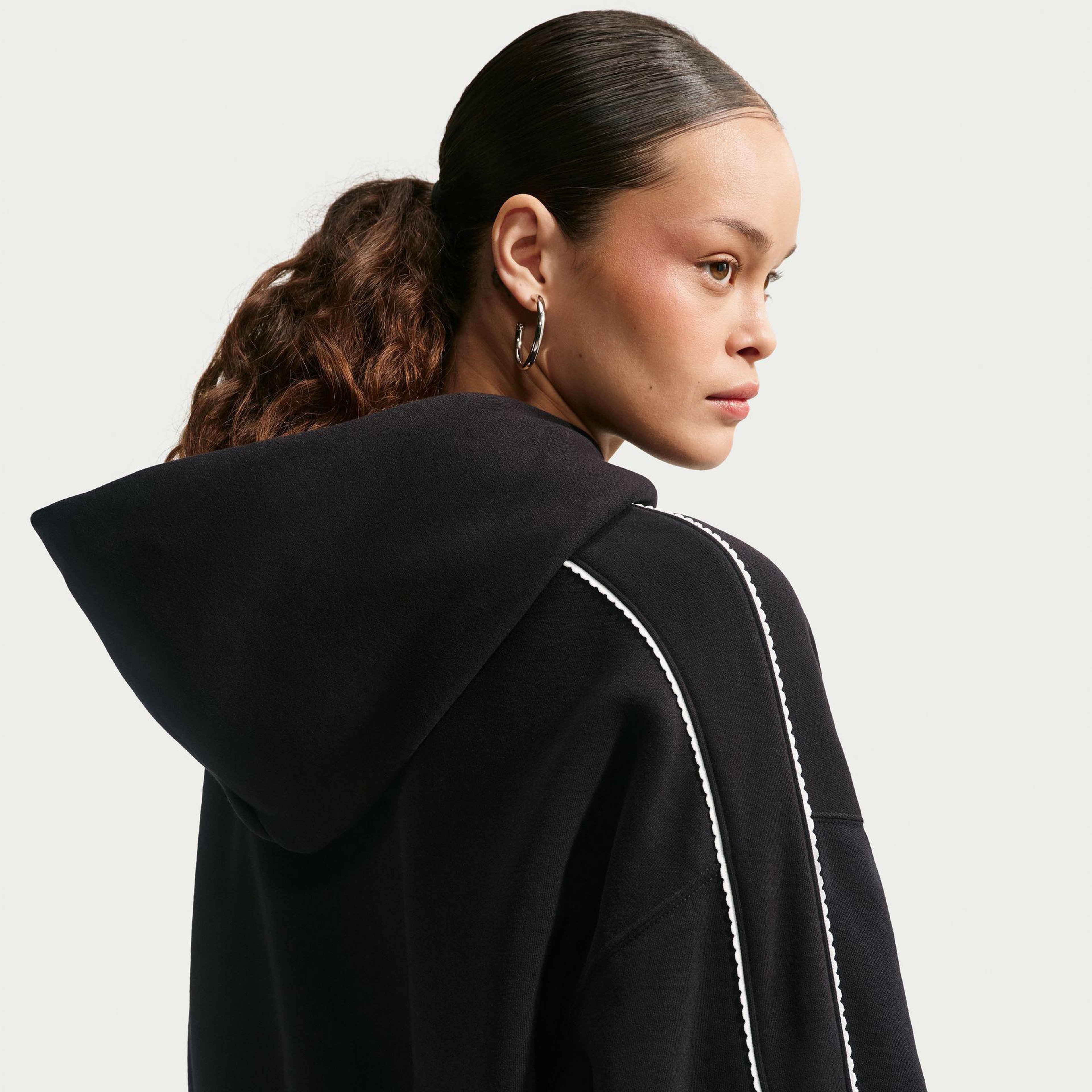 Nike Studio Fleece Kadın Siyah Hoodie