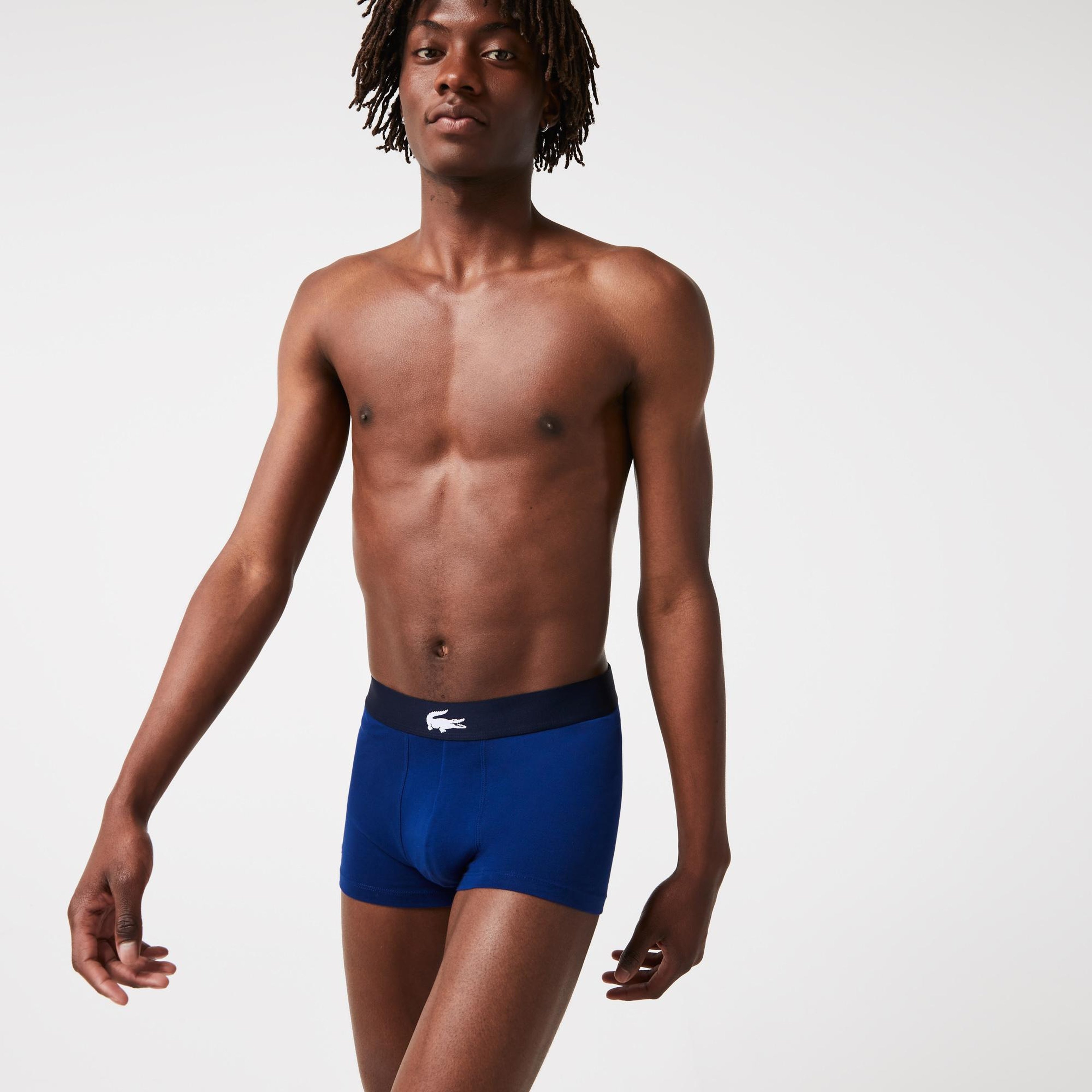 Erkek Regular Fit Baskılı Renkli Boxer