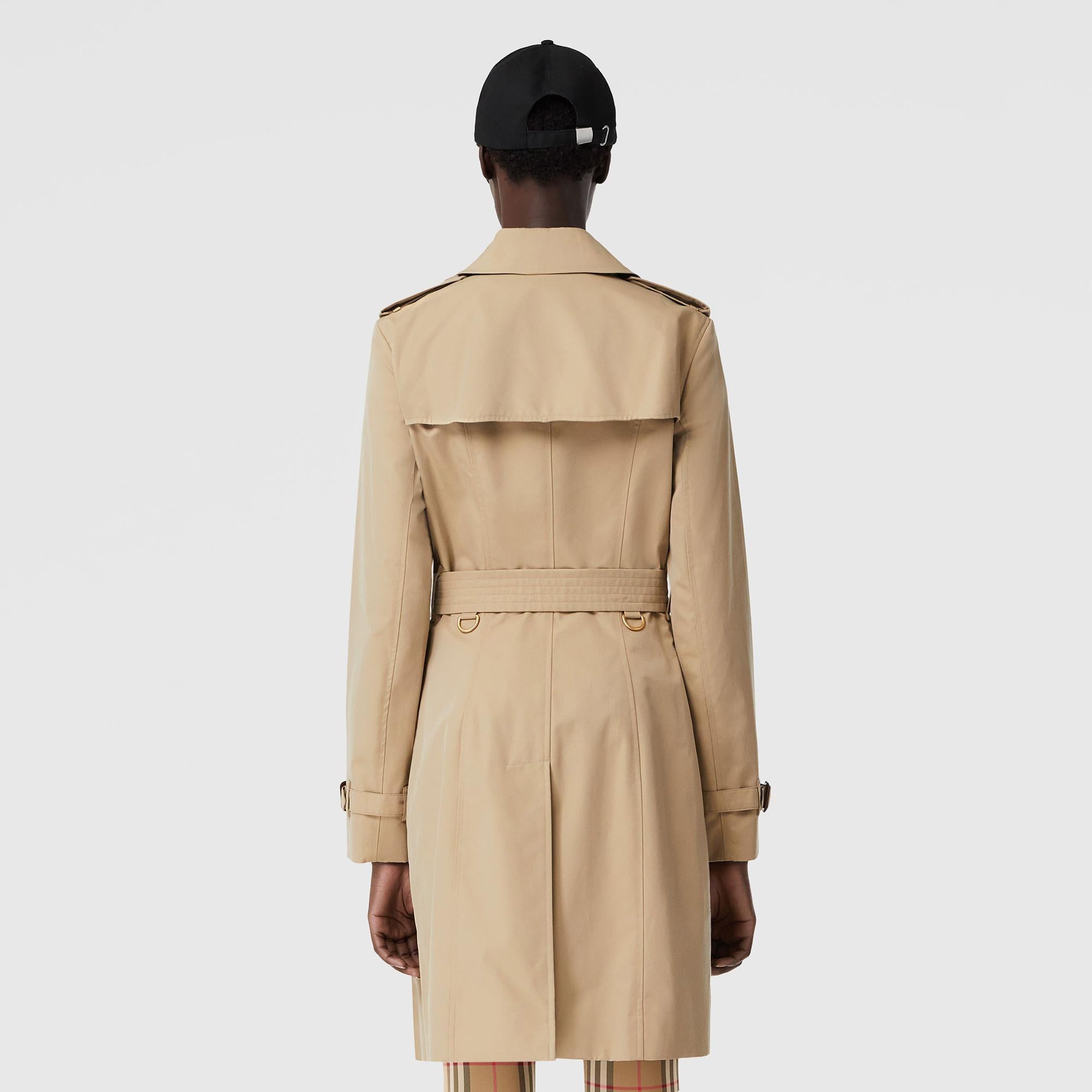 Burberry The Mid-Length Chelsea Heritage Kadın Bej Trençkot