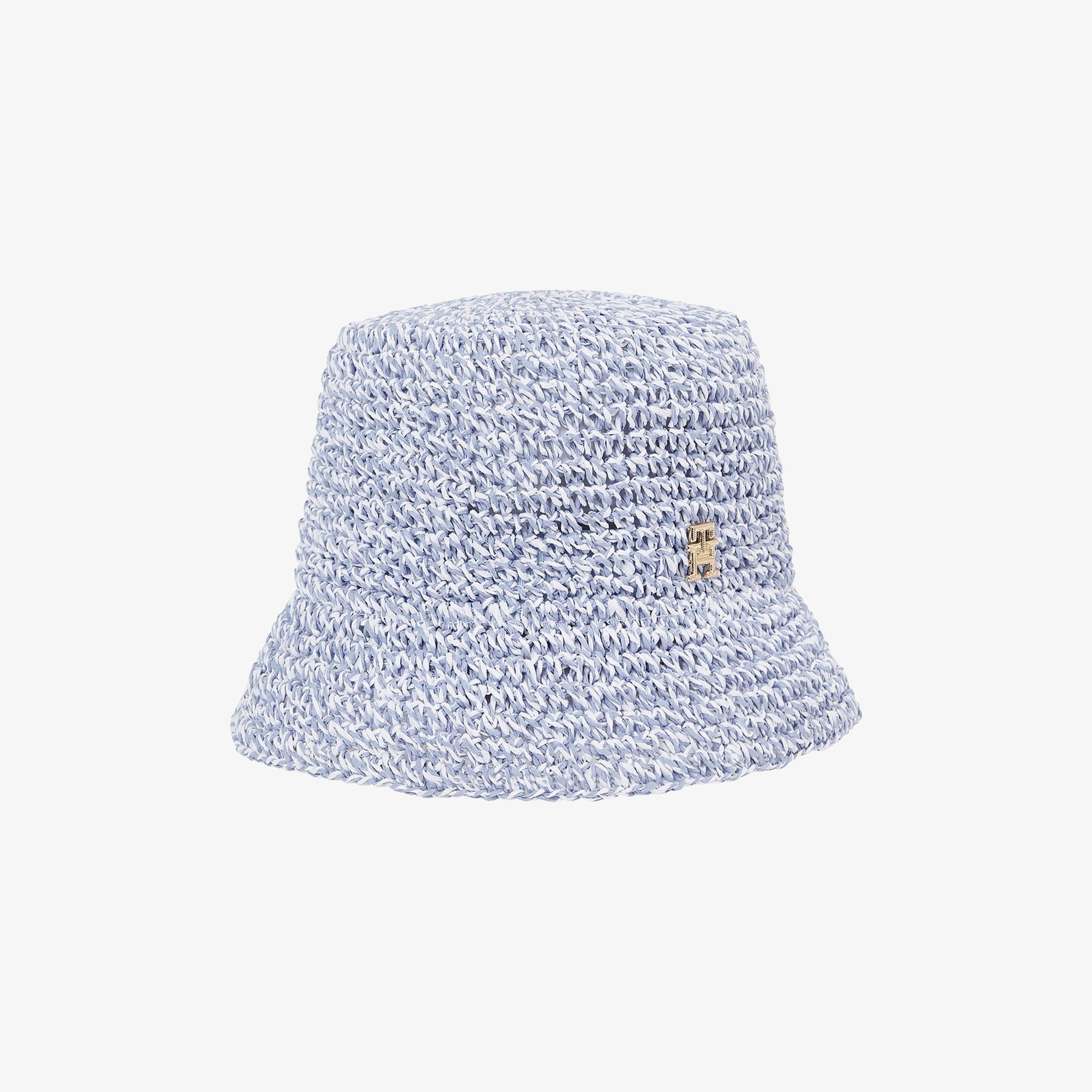 Tommy Hilfiger Premium Beach Kadın Mavi Bucket Şapka