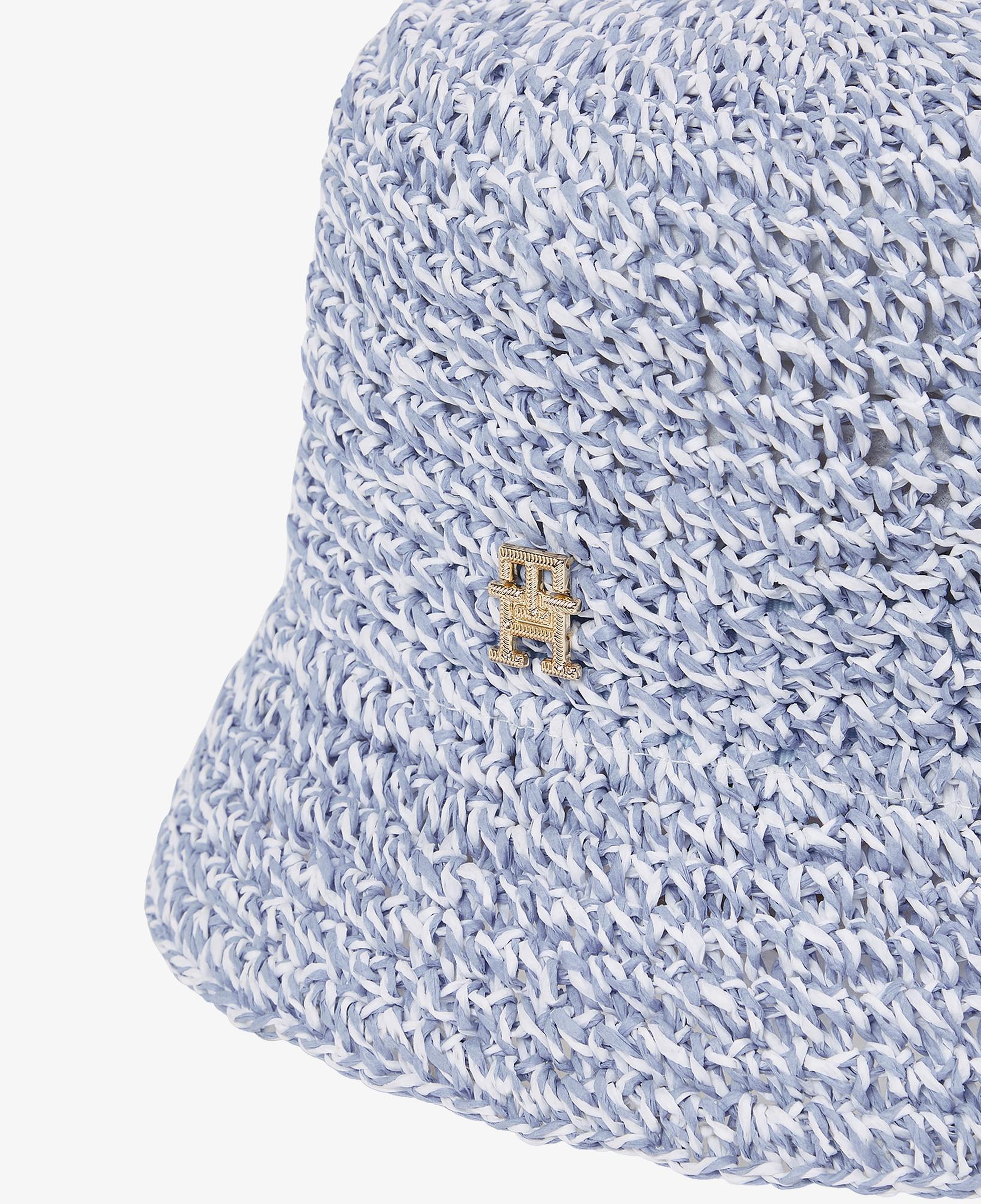Tommy Hilfiger Premium Beach Kadın Mavi Bucket Şapka