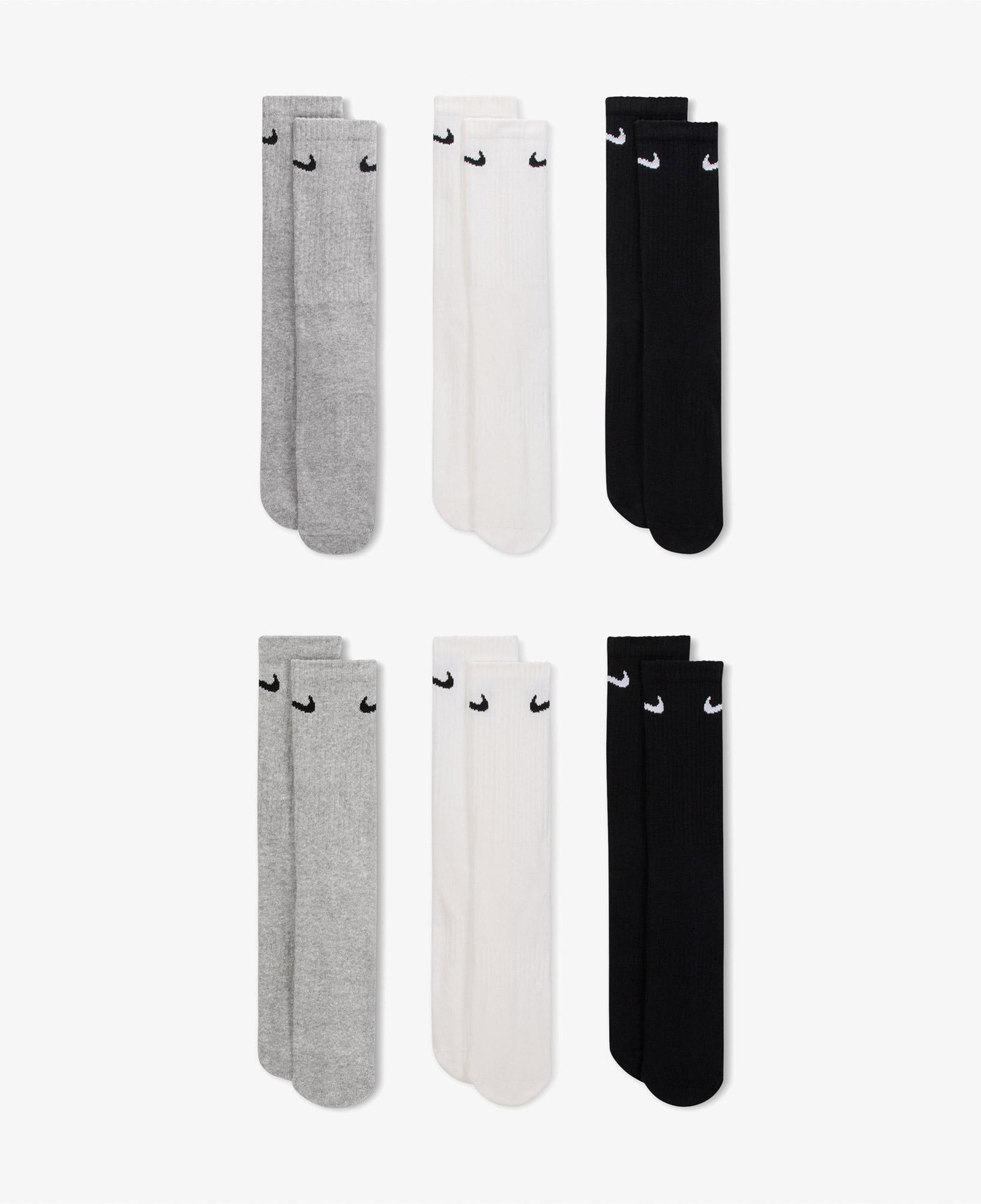 Nike Everyday Cushioned 6'lı Kadın Renkli Çorap