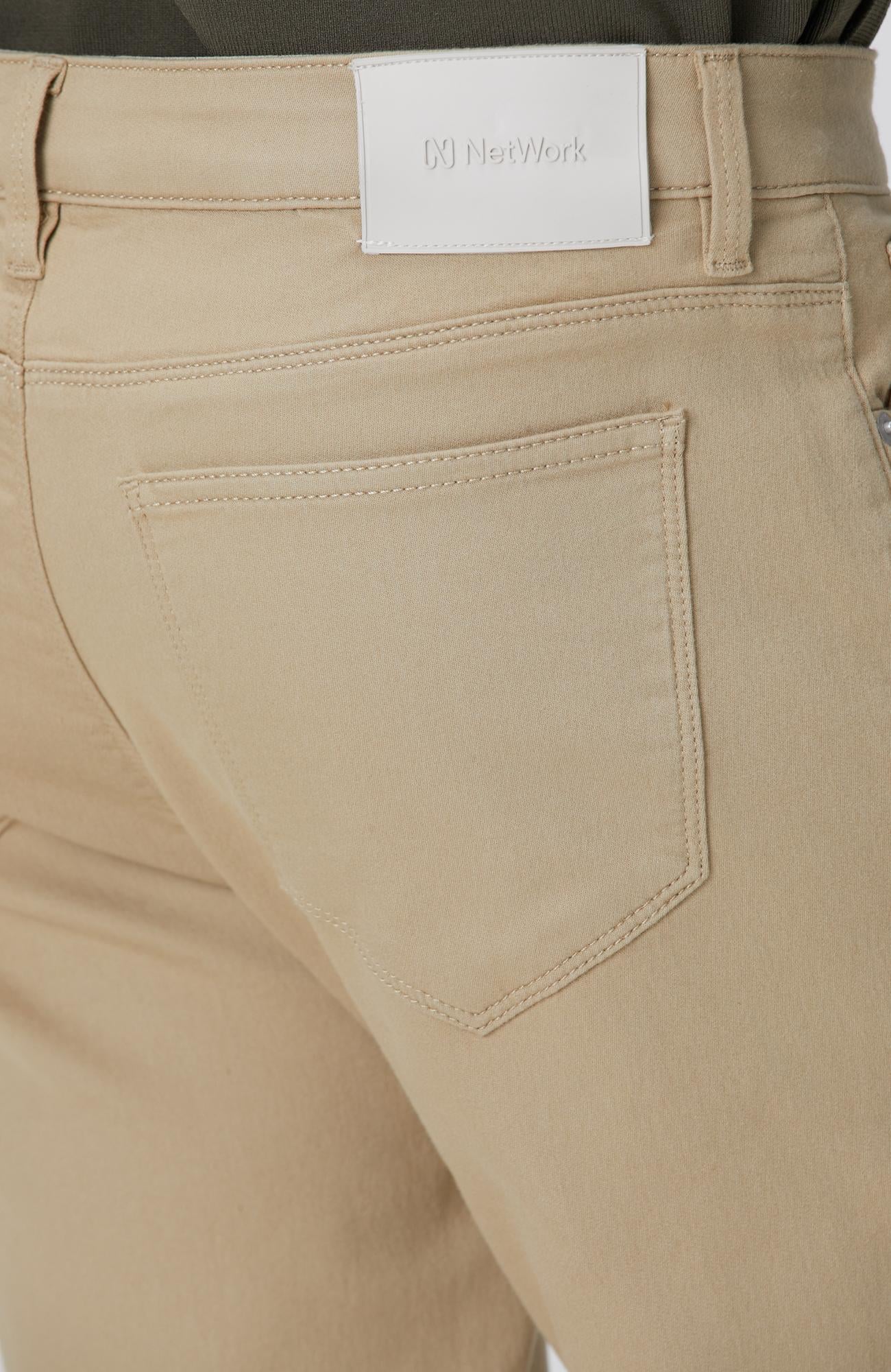Network Erkek Bej Casual Pantolon