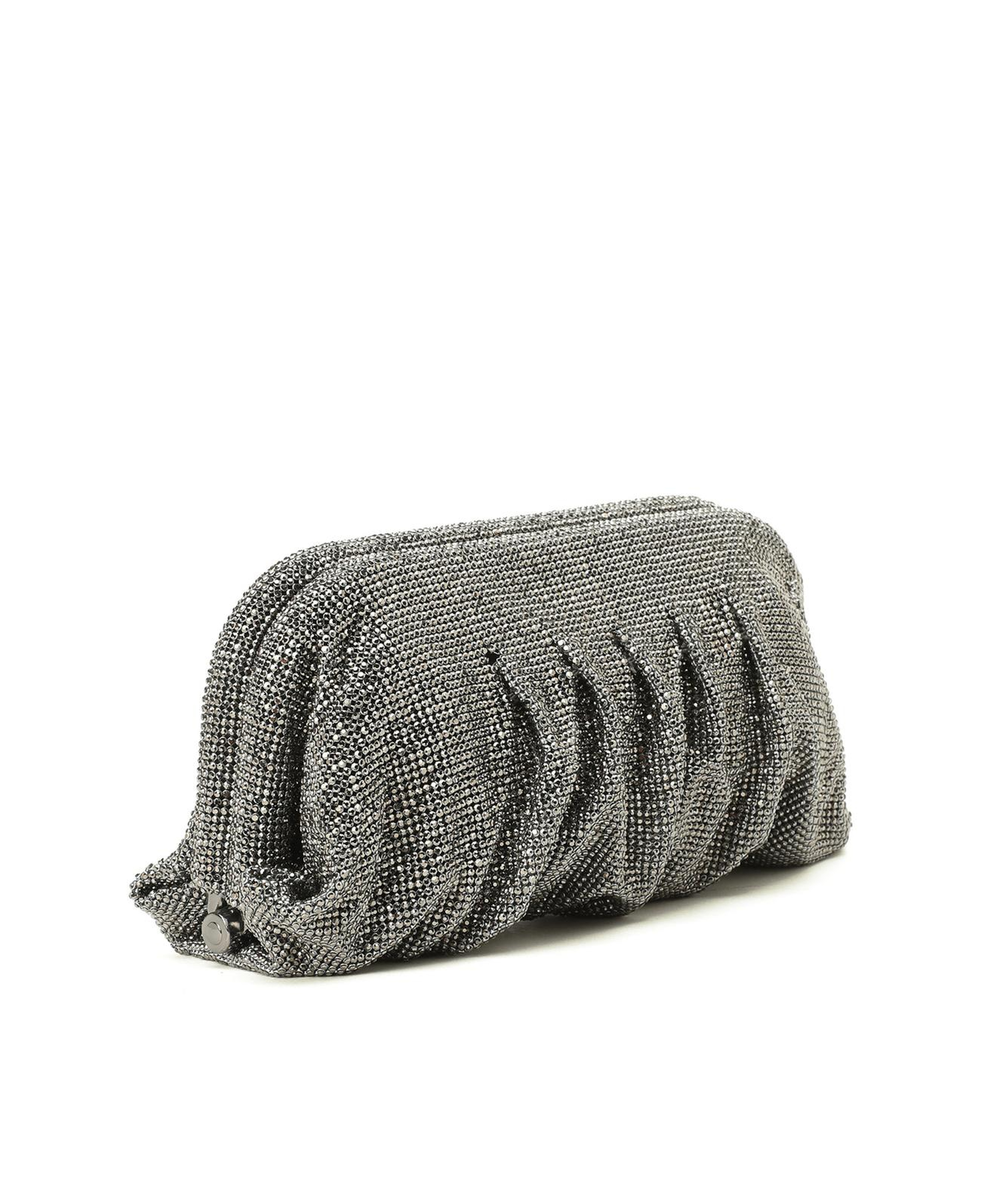 Network Kadın Platin Taşlı Clutch