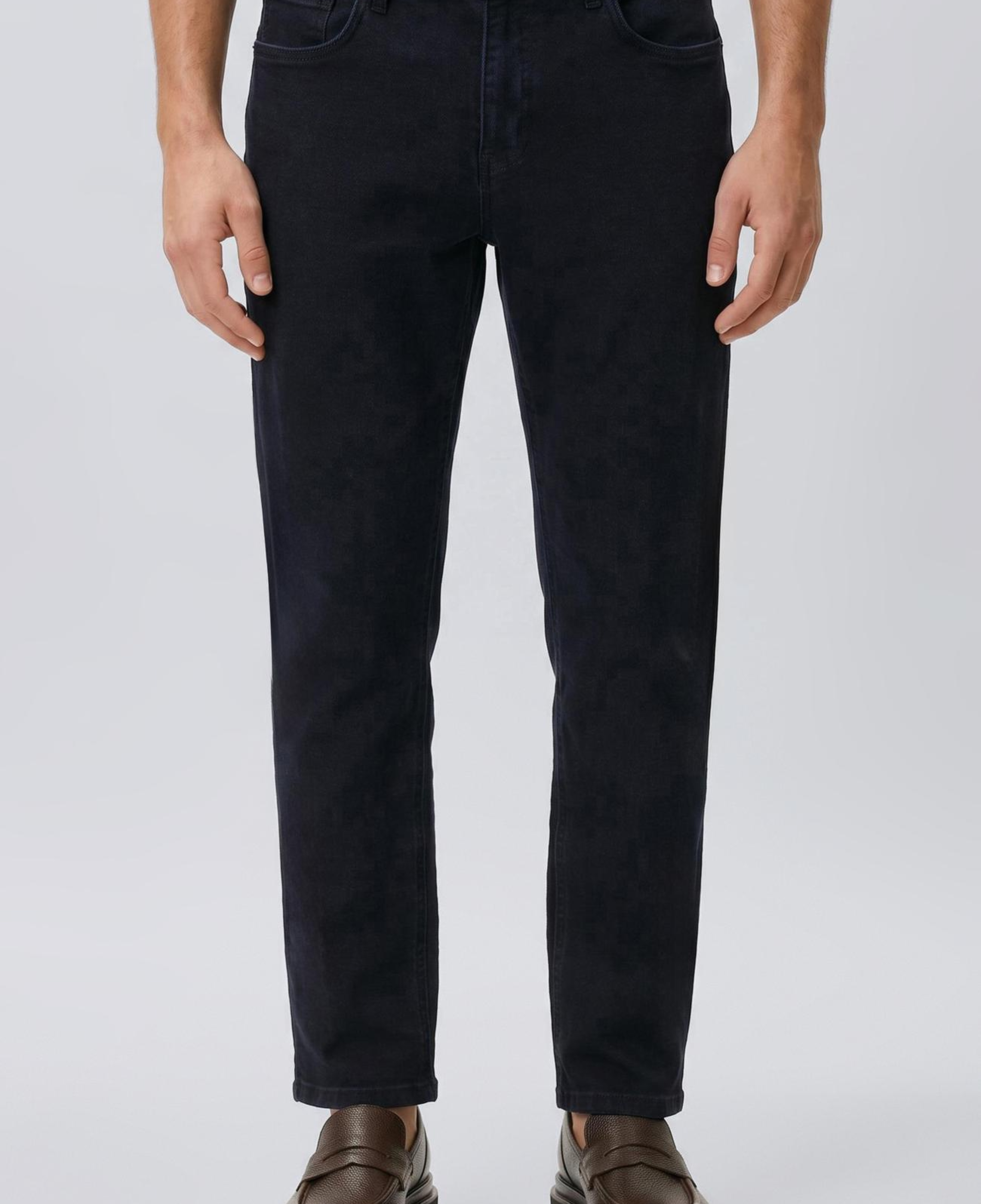 Network Erkek Koyu Lacivert Denim Pantolon