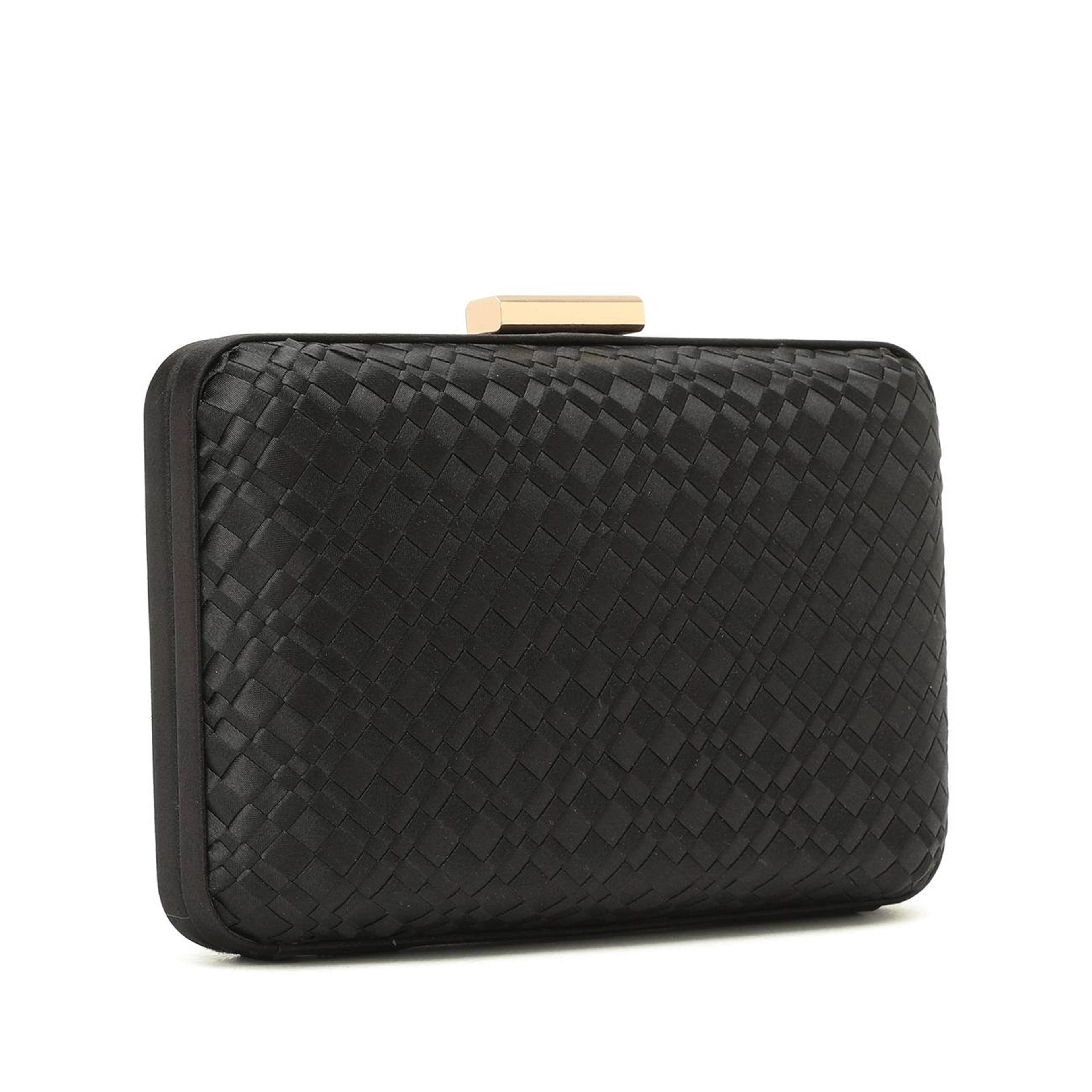 Network Kadın Siyah Desenli Clutch