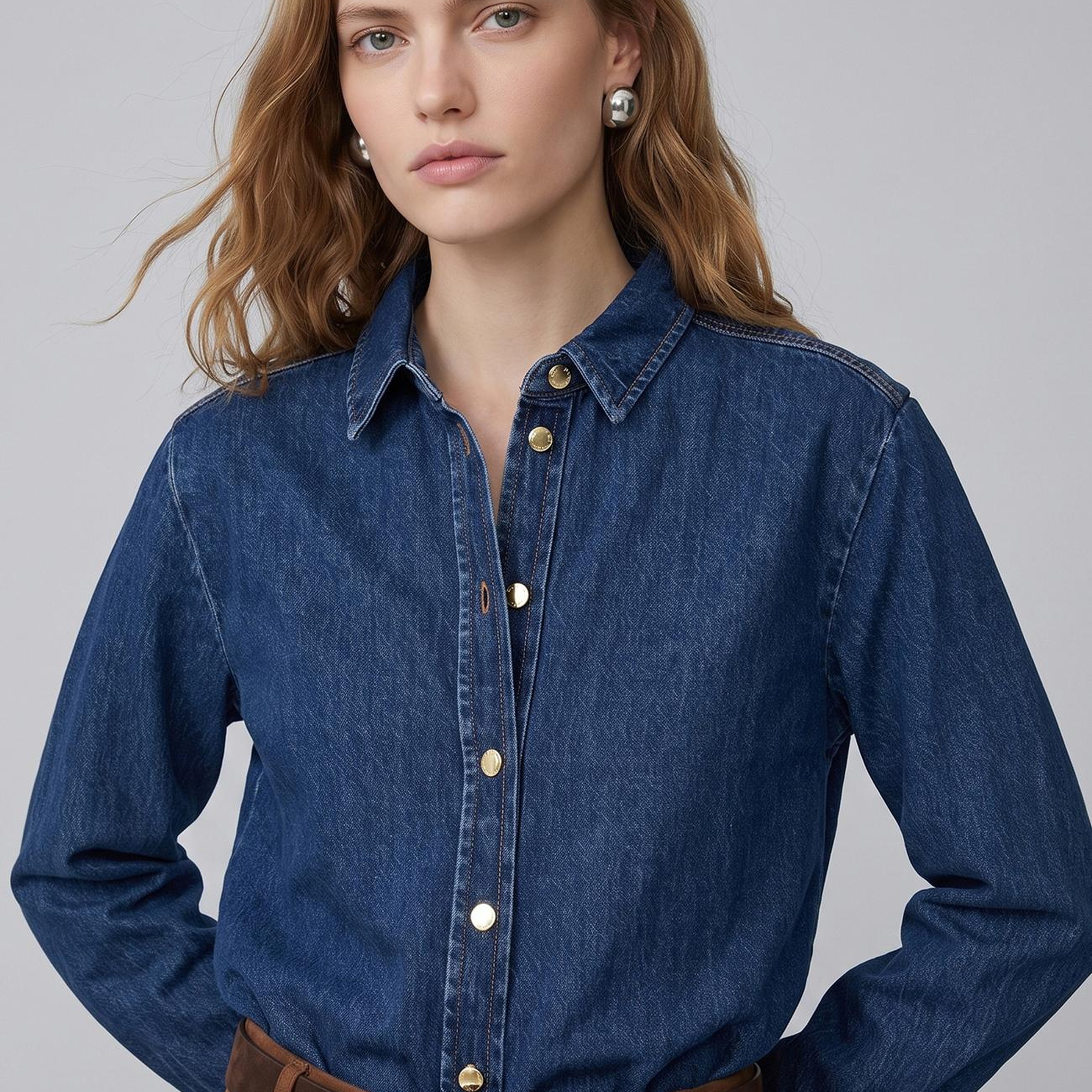 Network Kadın İndigo Denim Ceket