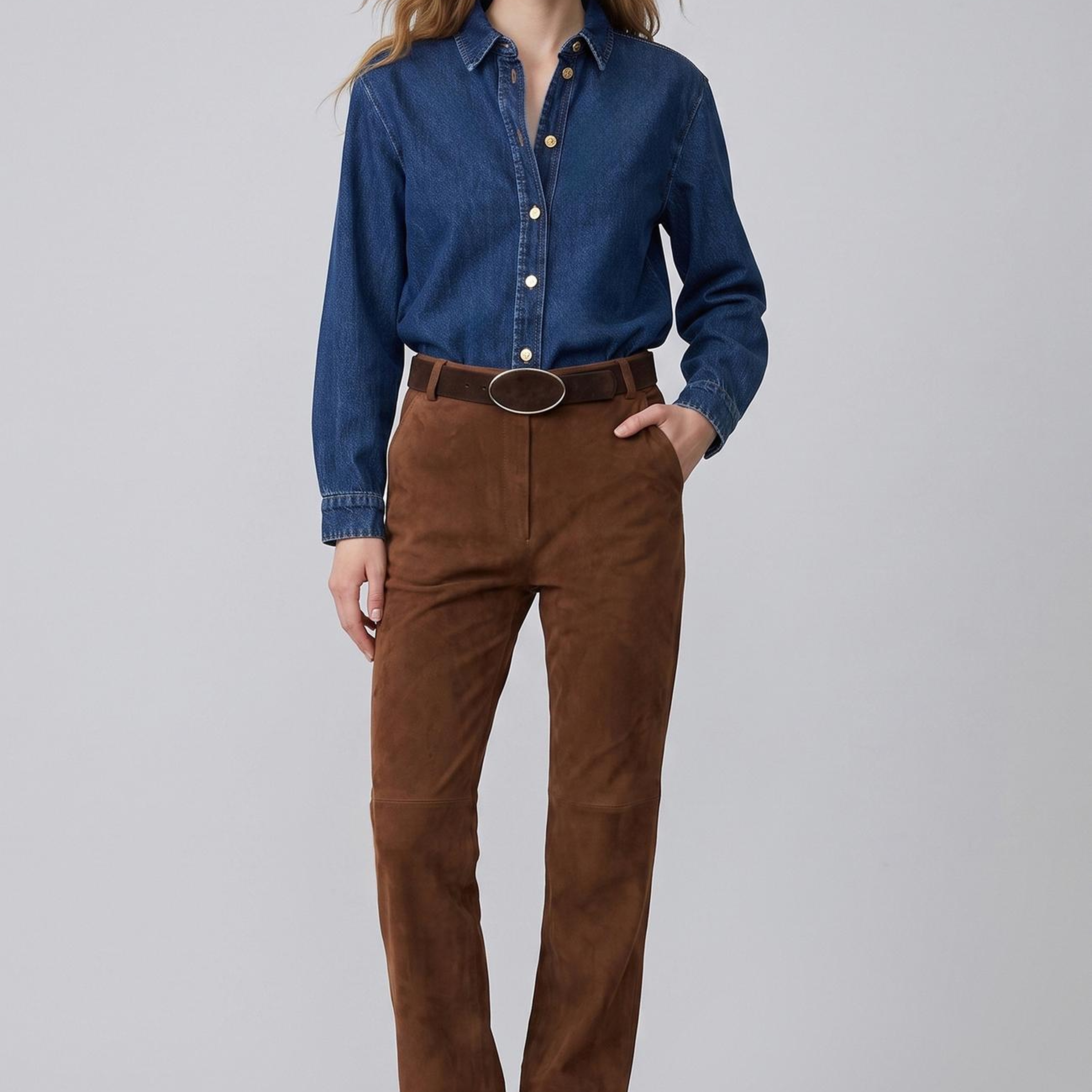 Network Kadın İndigo Denim Ceket