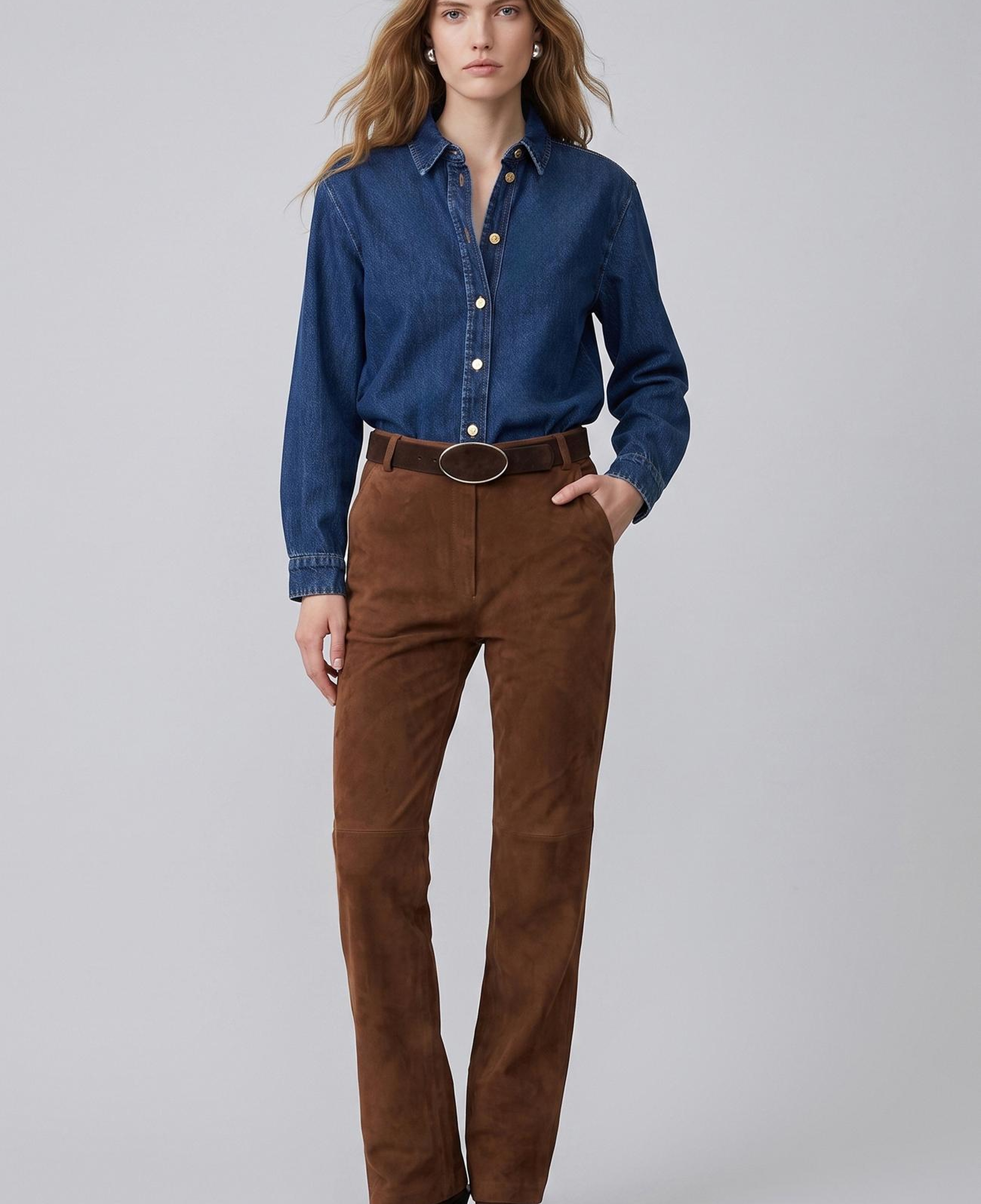 Network Kadın İndigo Denim Ceket
