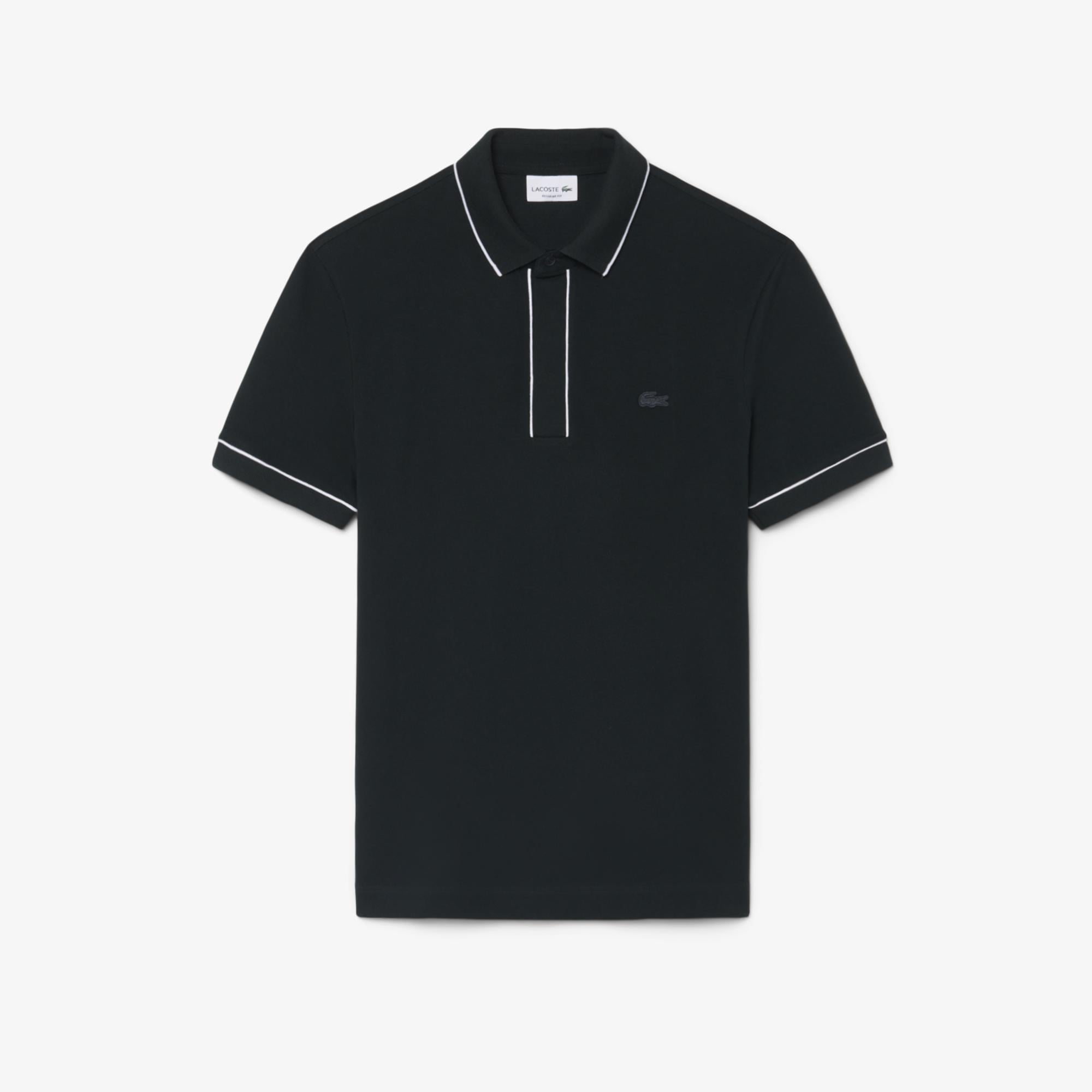 Erkek Regular Fit Organik Pamuk Koyu Yeşil Paris Polo