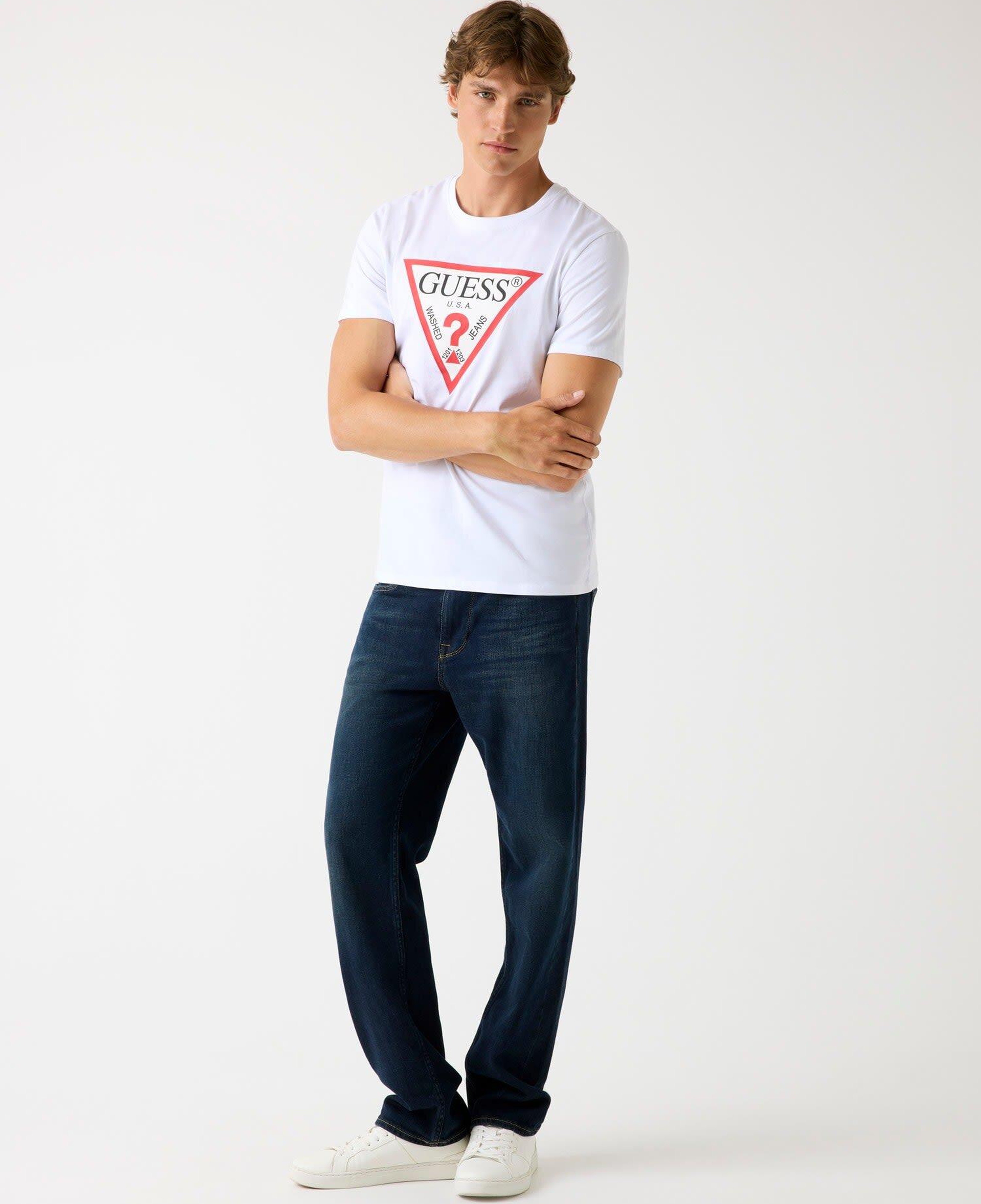 Original Logo Erkek Slim Fit T-Shirt