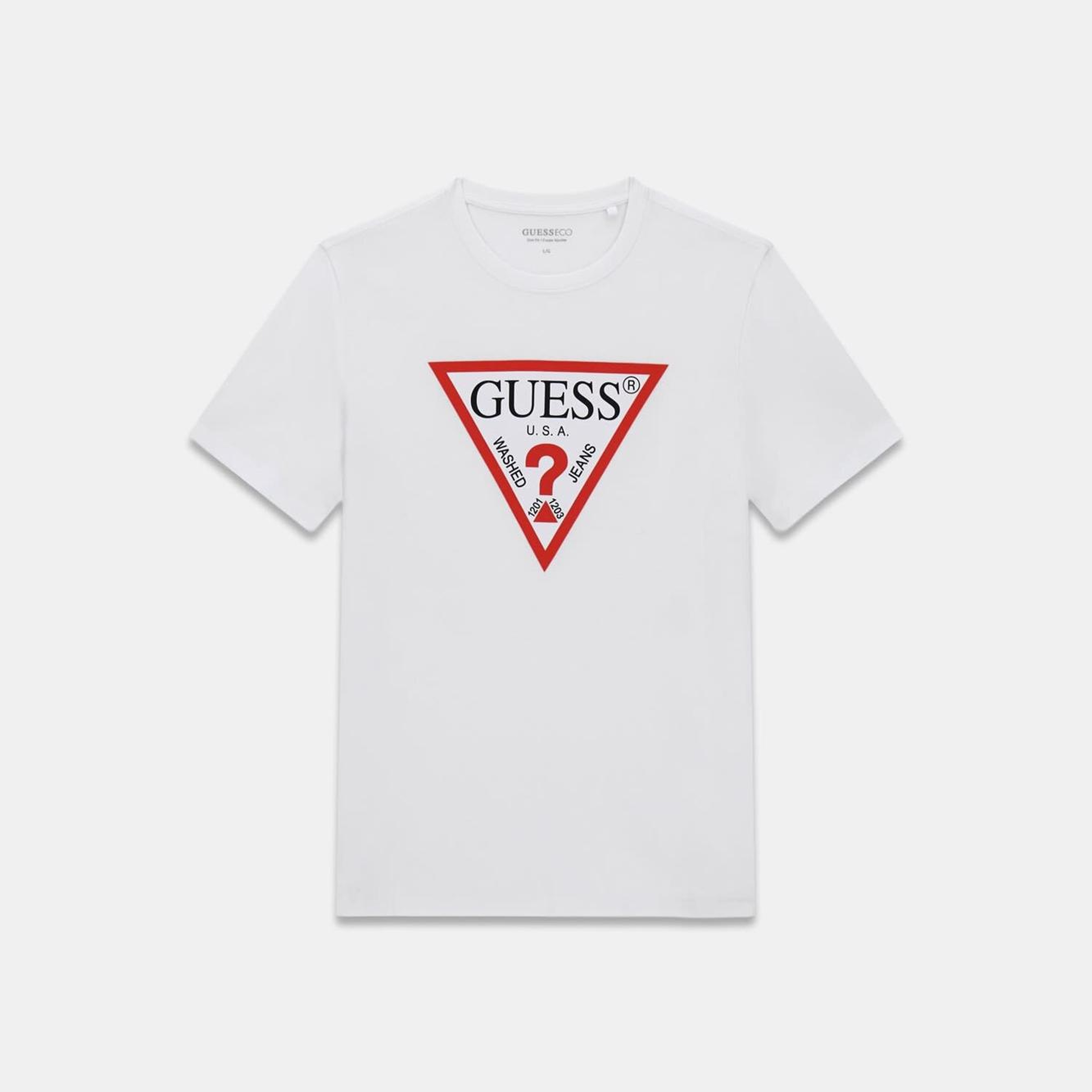 Original Logo Erkek Slim Fit T-Shirt