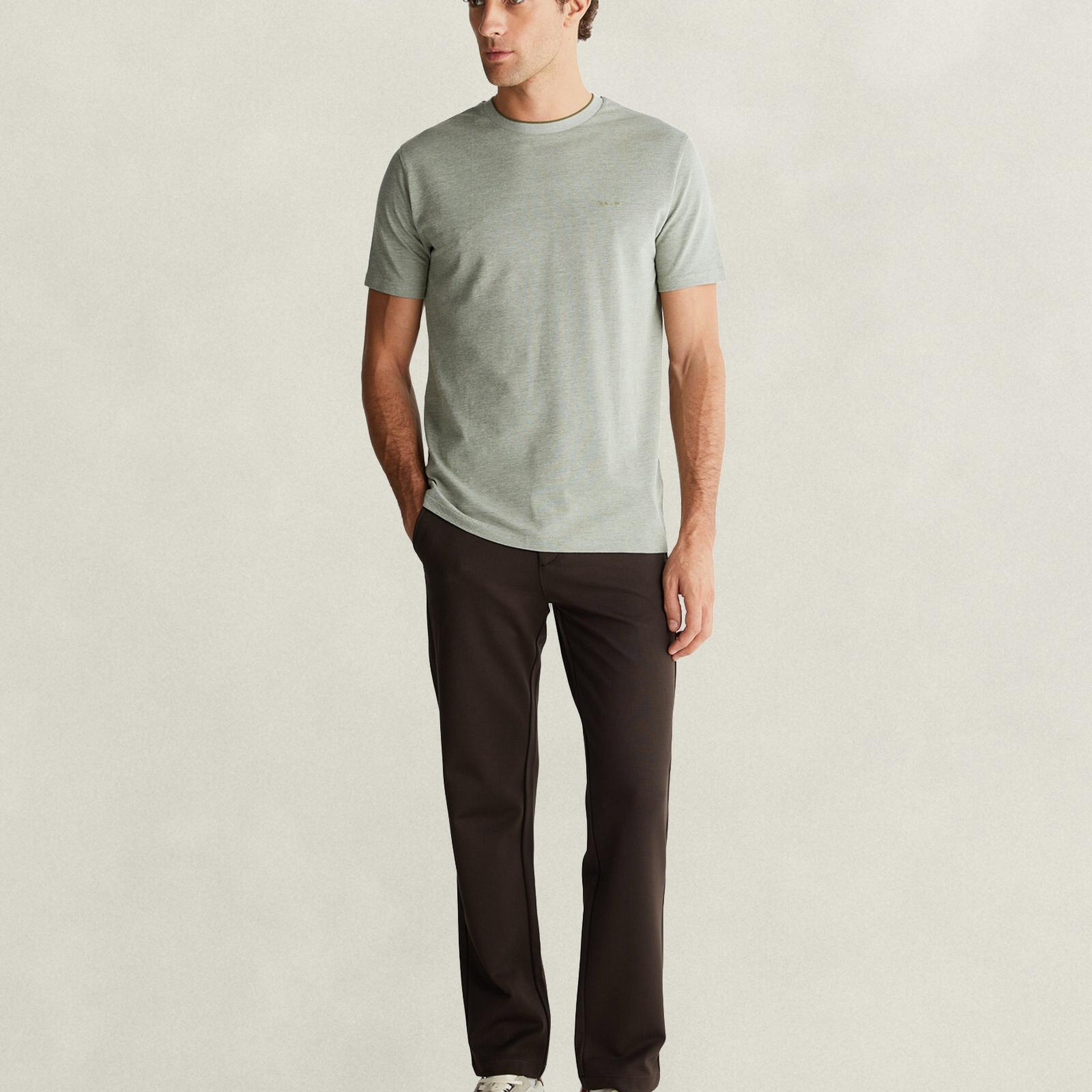 GANT Erkek Kahverengi Regular Fit Pantolon