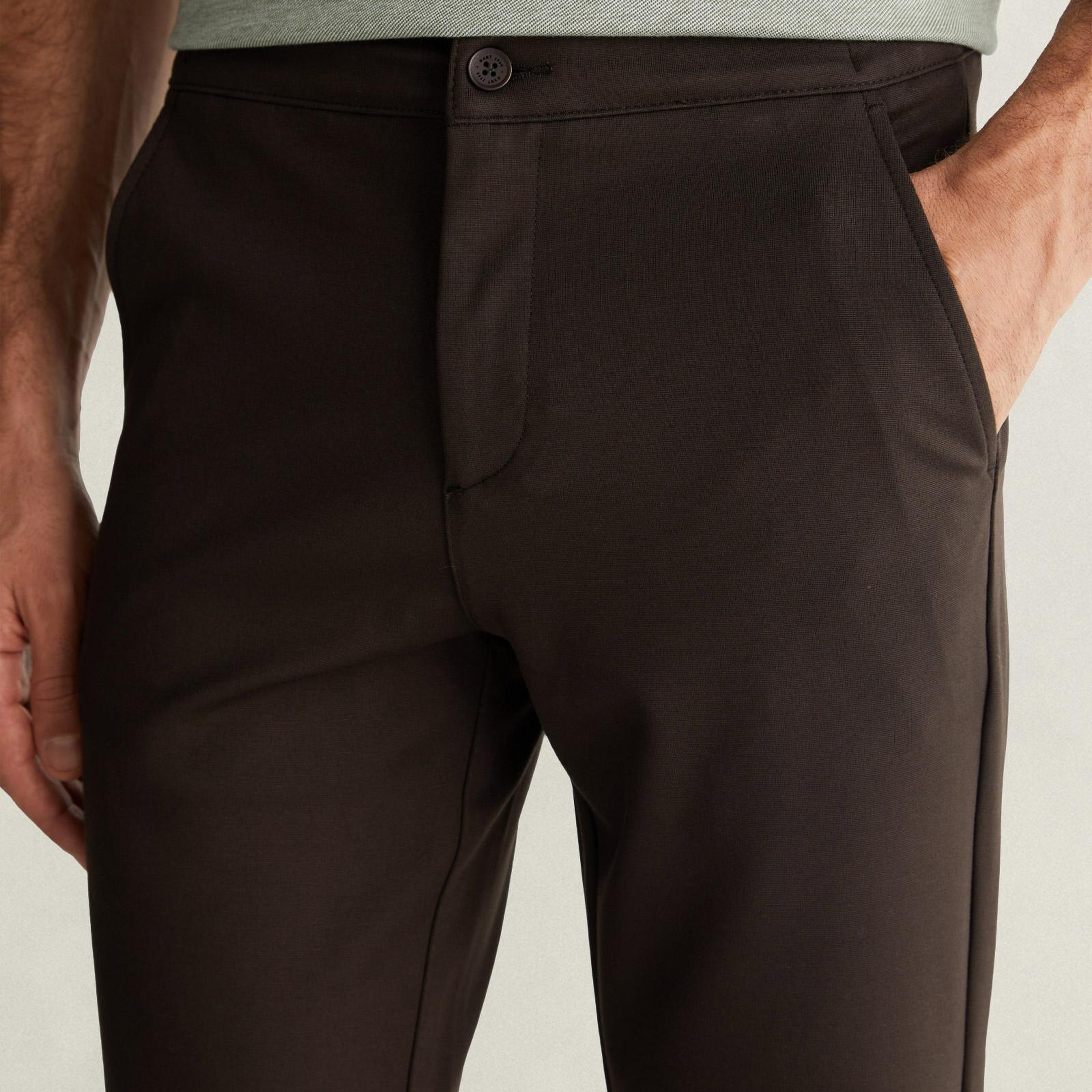 GANT Erkek Kahverengi Regular Fit Pantolon