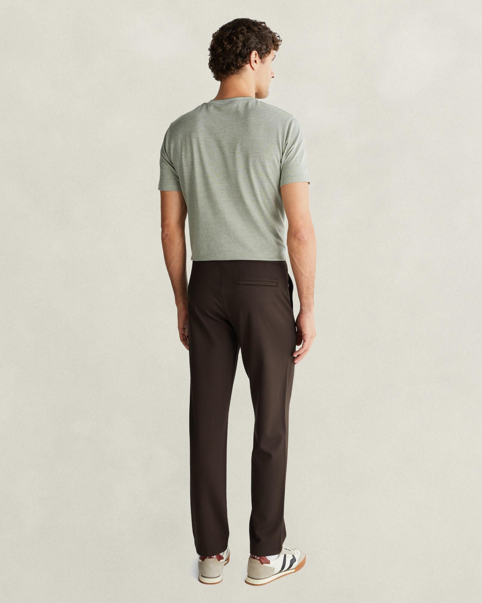 GANT Erkek Kahverengi Regular Fit Pantolon