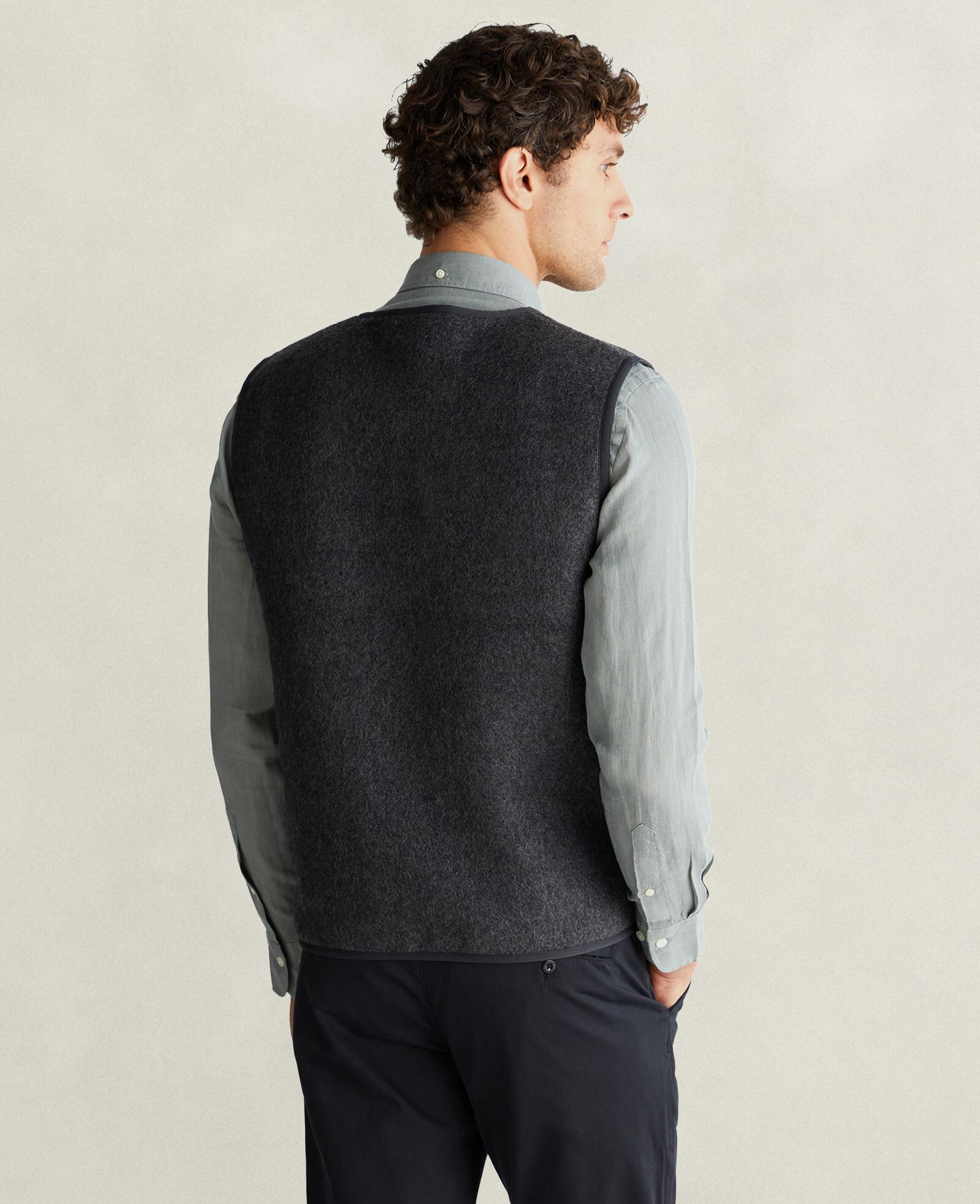 GANT Erkek Gri Regular Fit Yelek