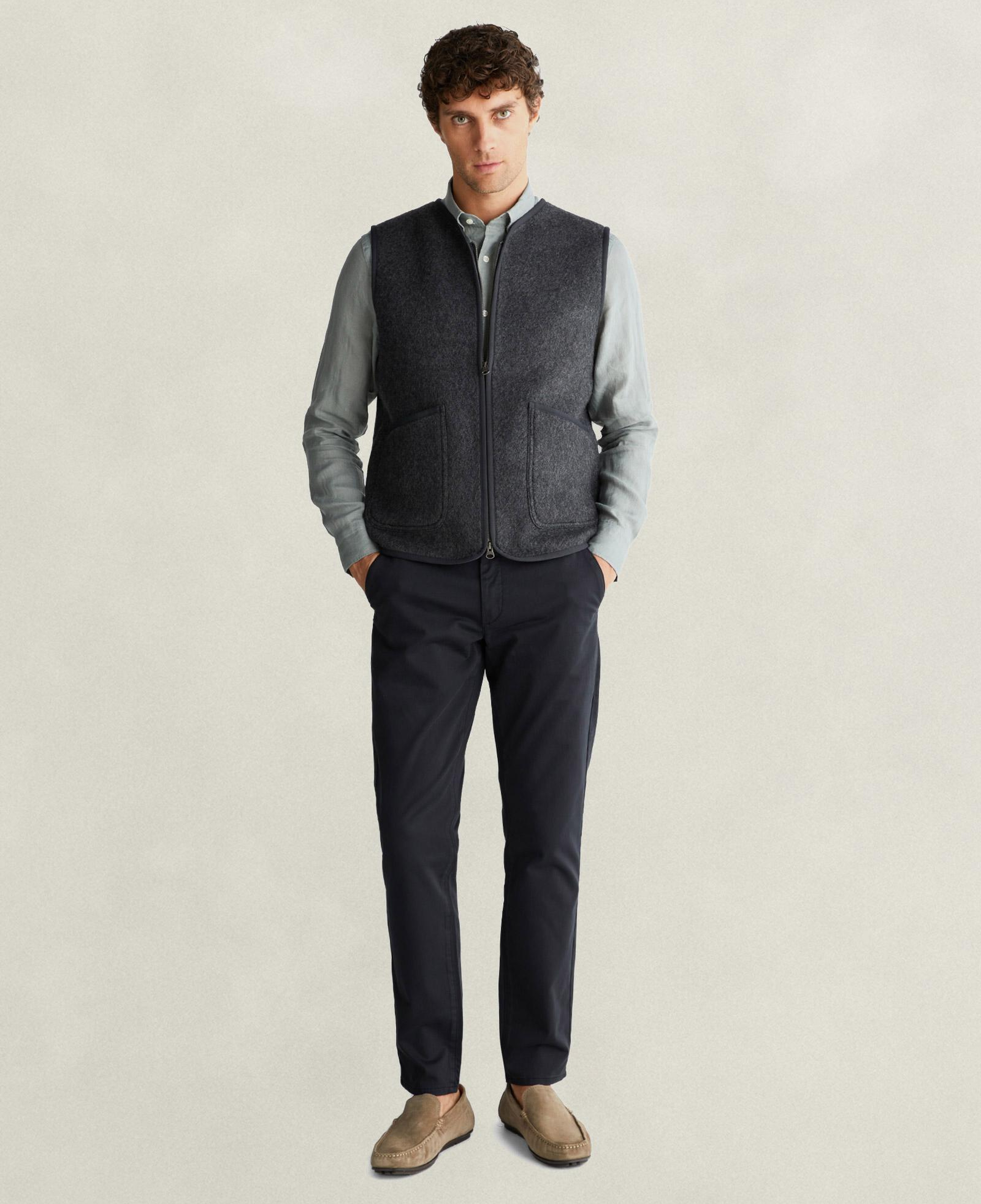 GANT Erkek Gri Regular Fit Yelek