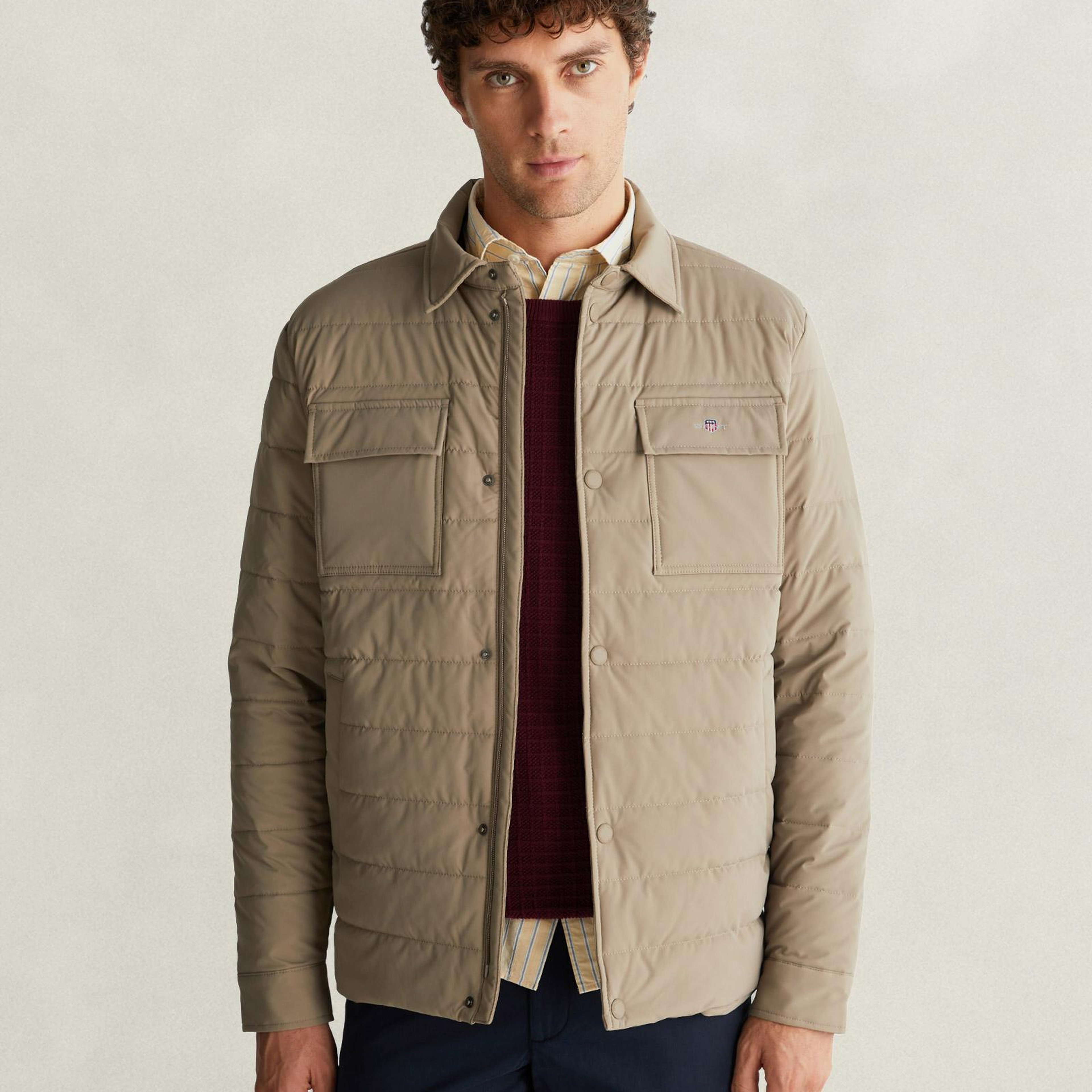 GANT Erkek Bej Standart Fit Ceket