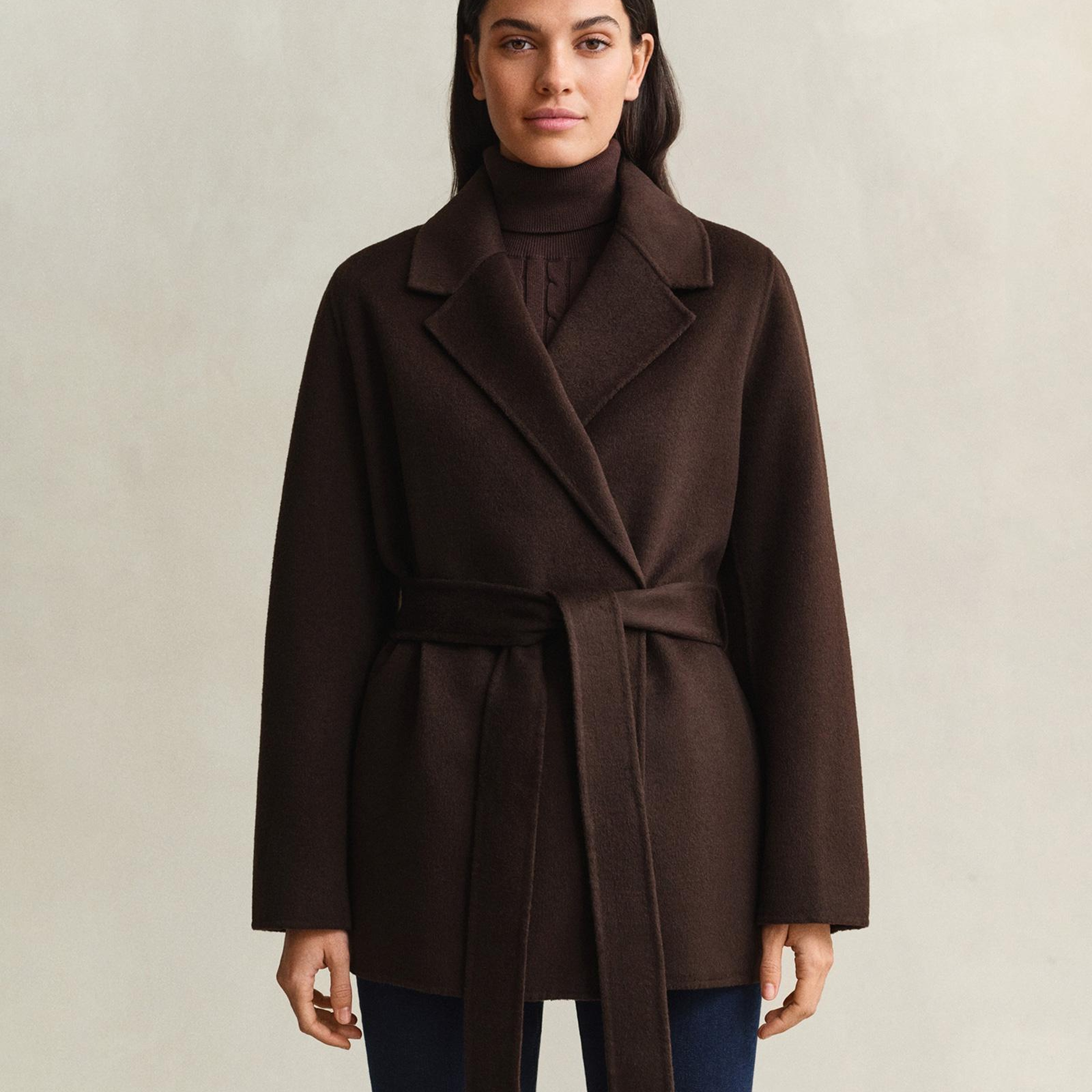 GANT Kadın Kahverengi Regular Fit Ceket