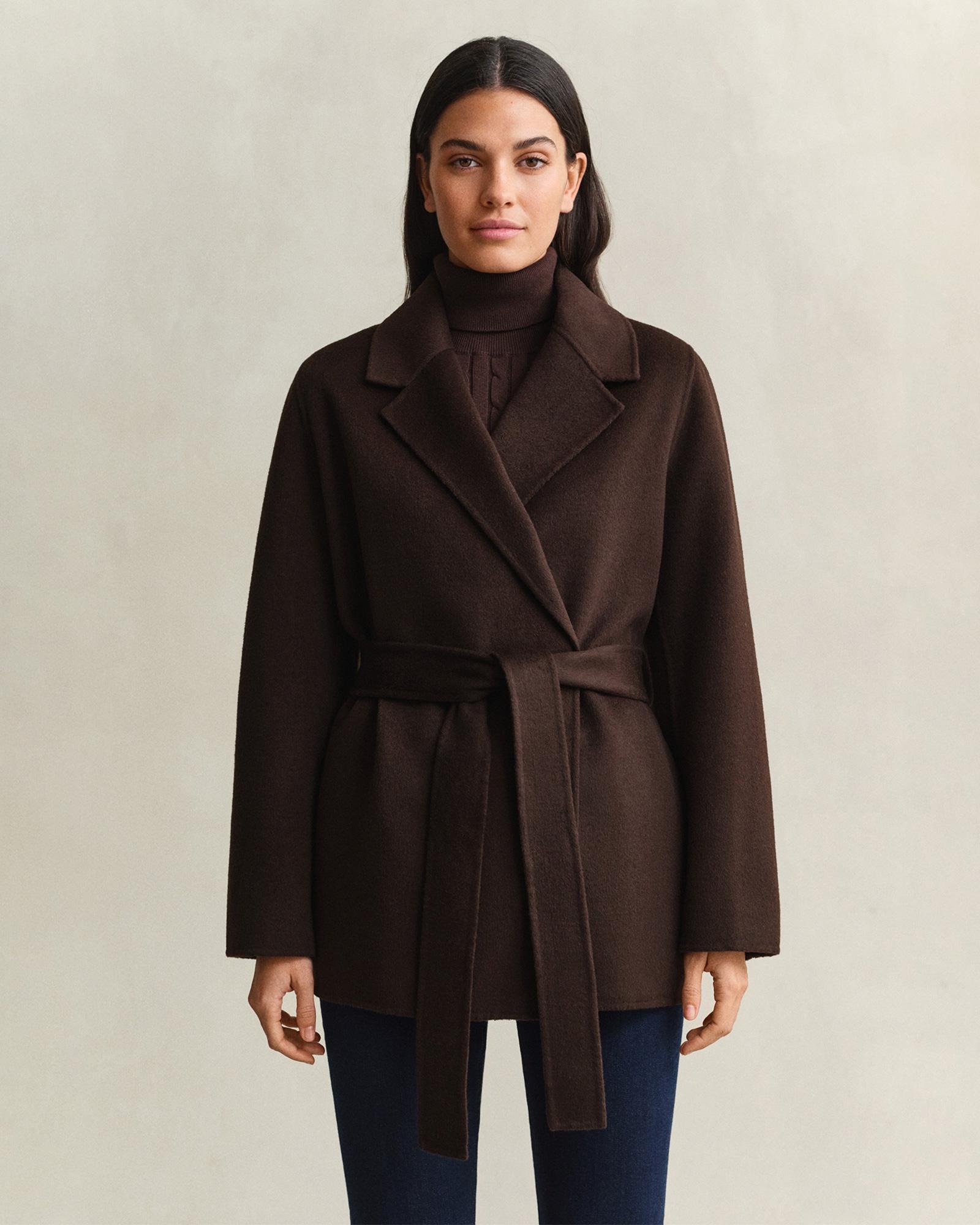 GANT Kadın Kahverengi Regular Fit Ceket