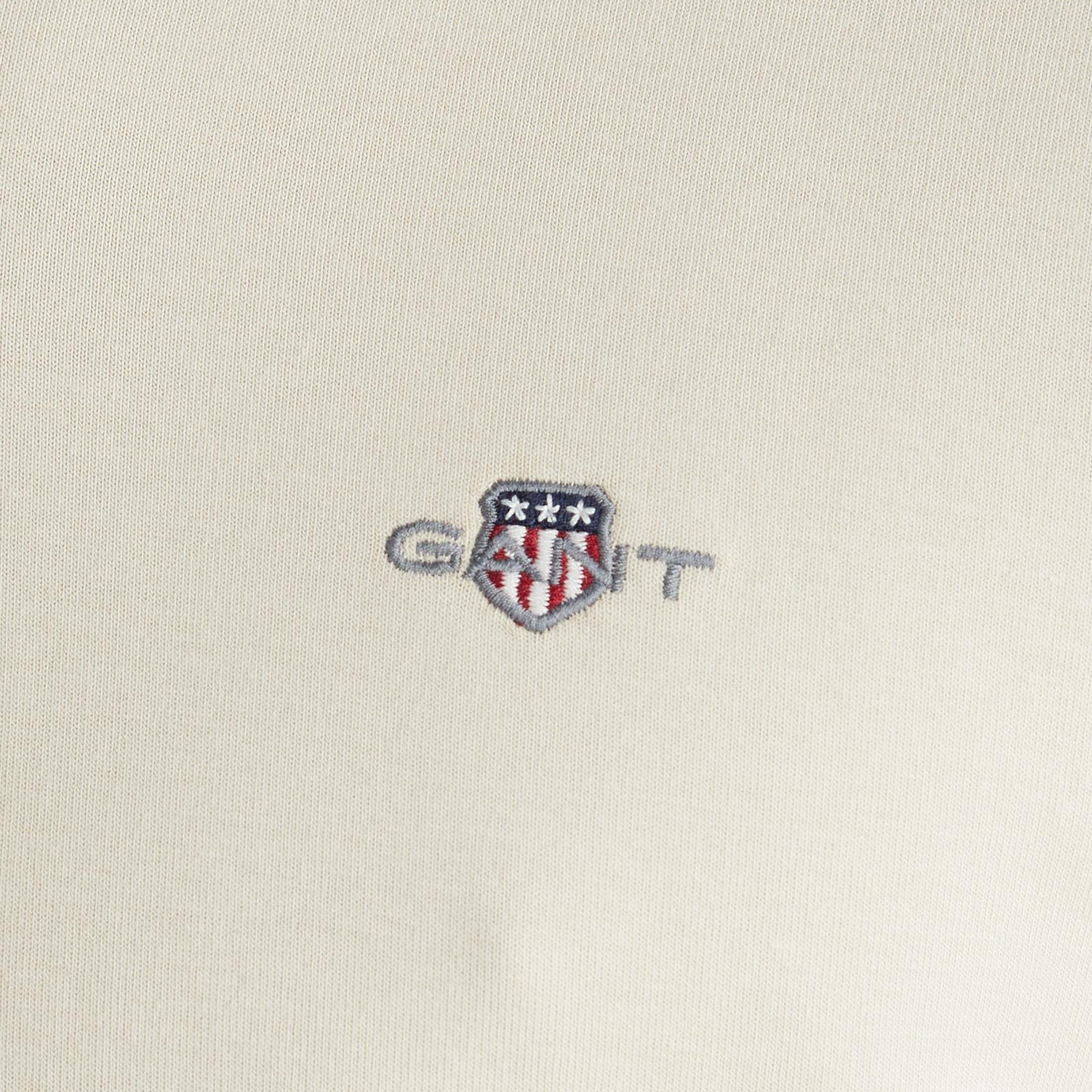 GANT Erkek Bej Yarım Fermuarlı Sweatshirt