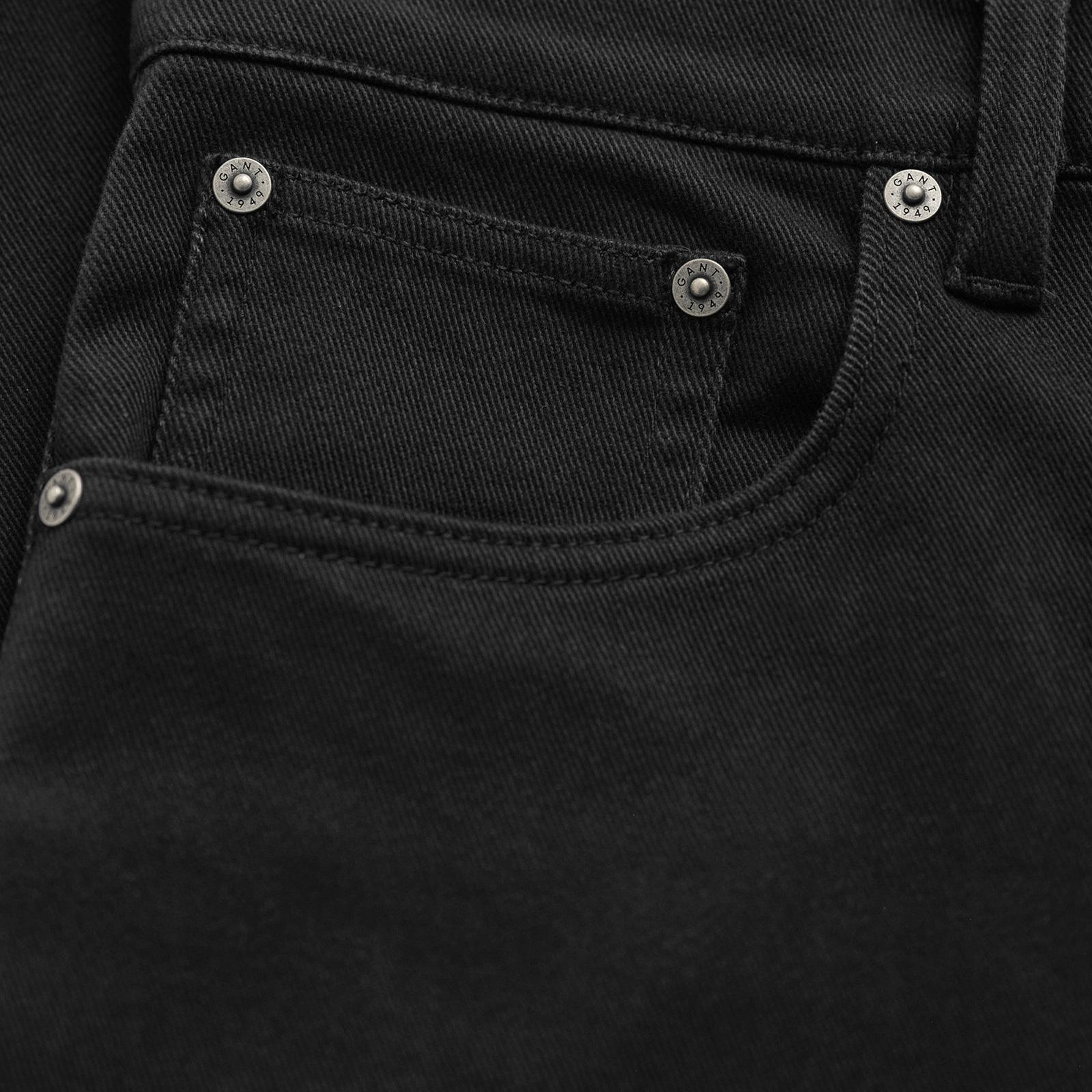 GANT Erkek Siyah Regular Fit Jean