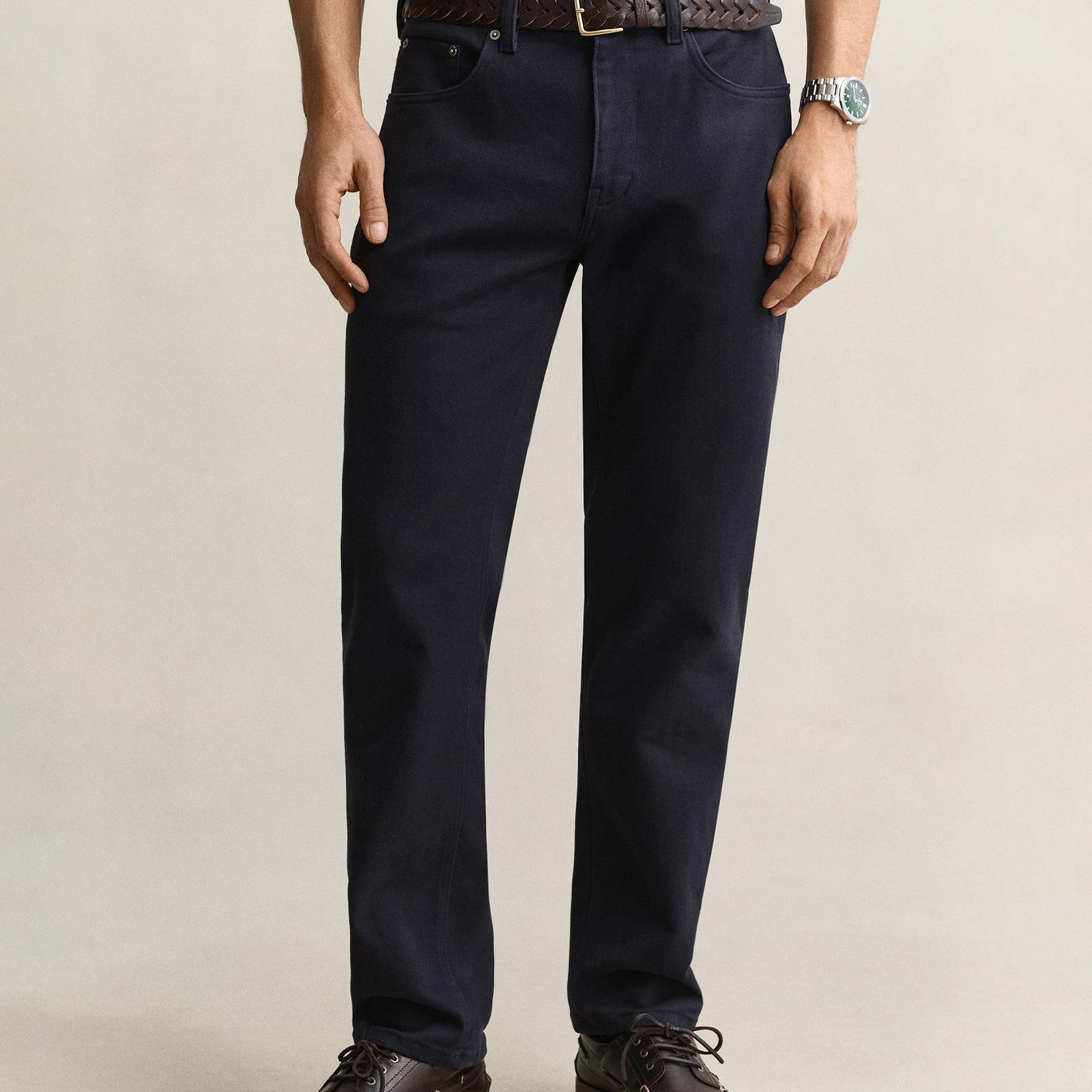 GANT Erkek Lacivert Regular Fit Jean