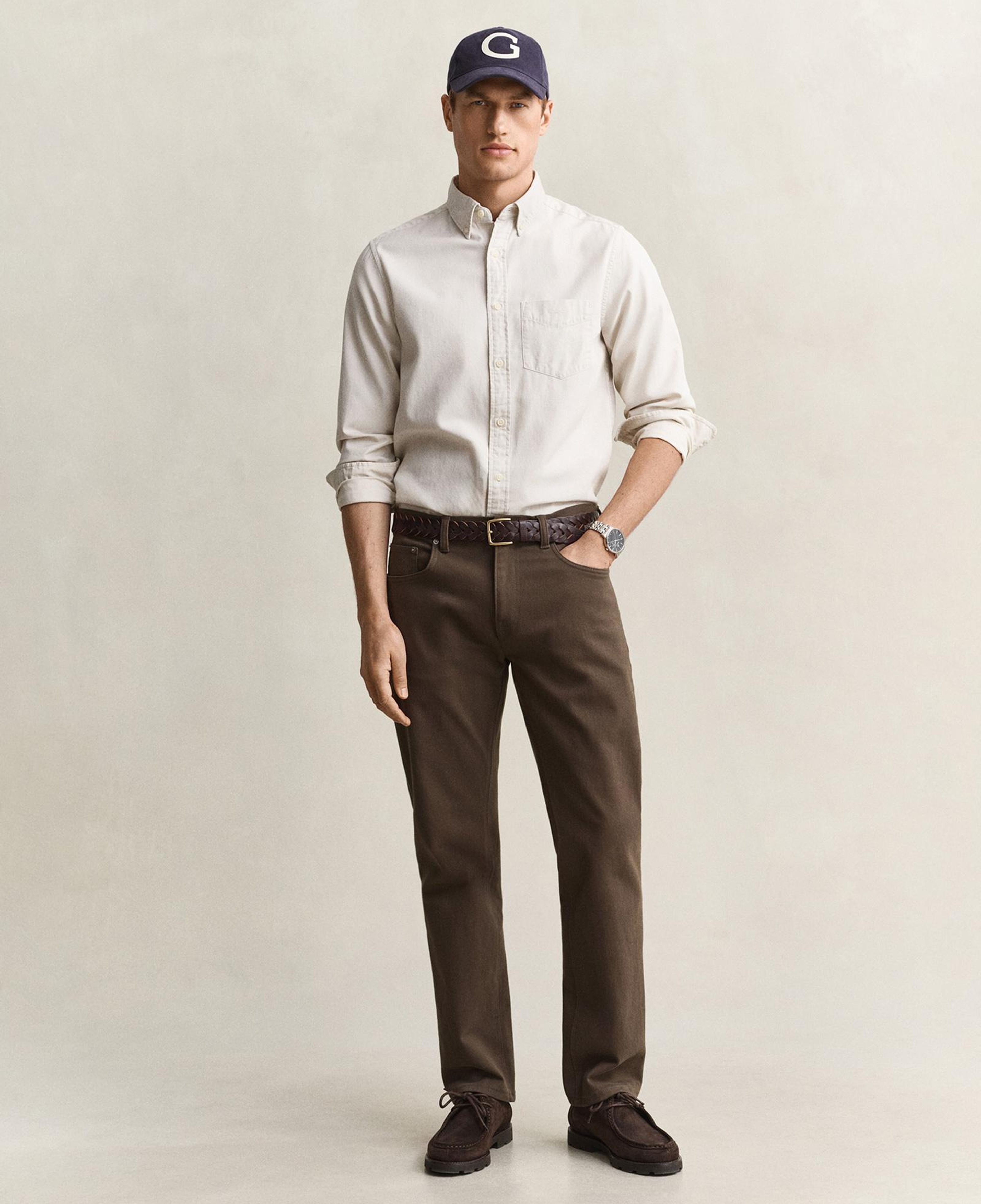 GANT Erkek Kahverengi Regular Fit Jean