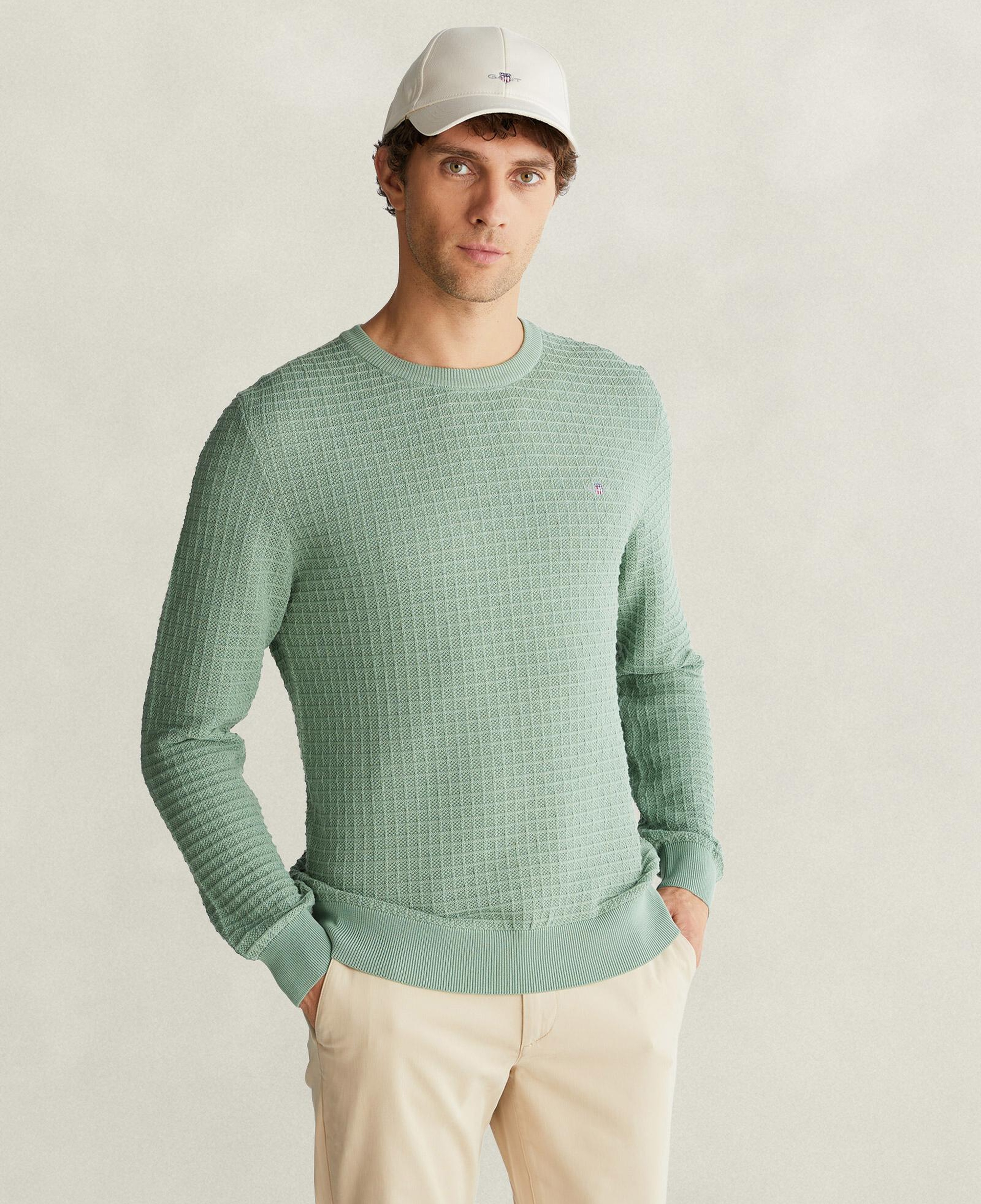 GANT Erkek Yeşil Regular Fit Kazak
