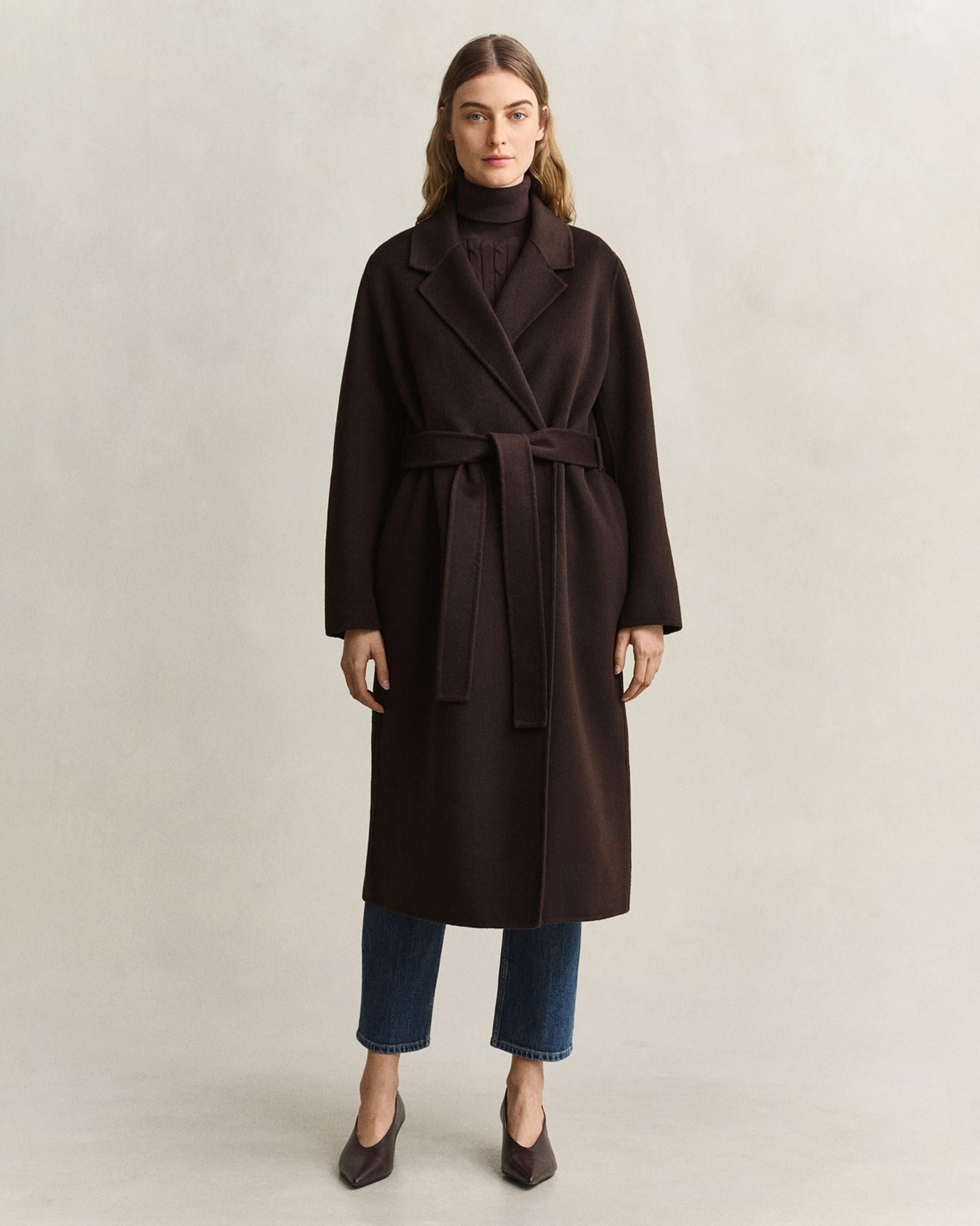 GANT Kadın Kahverengi Regular Fit Mont
