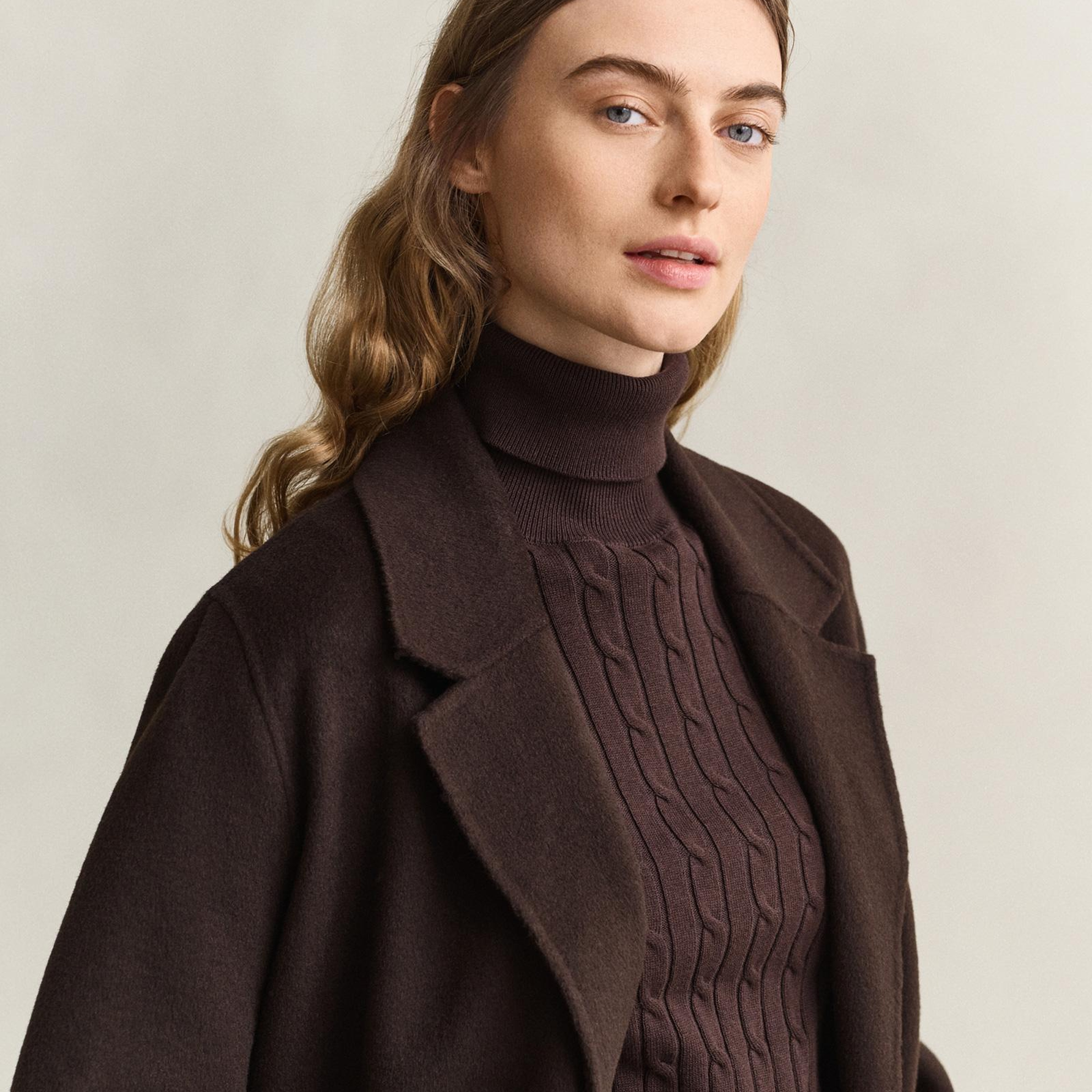 GANT Kadın Kahverengi Regular Fit Mont